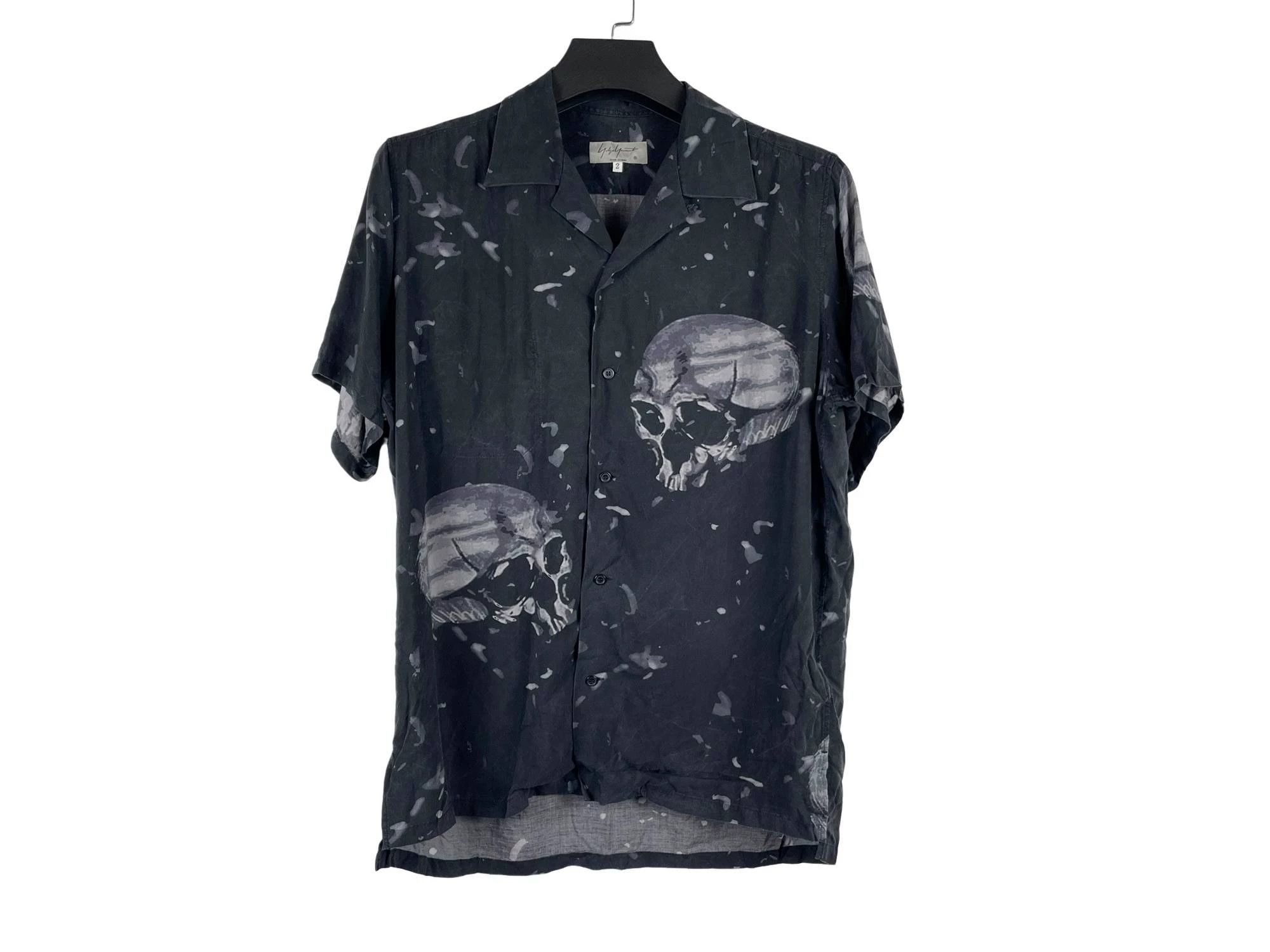 Yohji Yamamoto Yohji Yamamoto SS16 Tencel Skull Shirt Size 2 Size US M / EU 48-50 / 2 - 1 Thumbnail