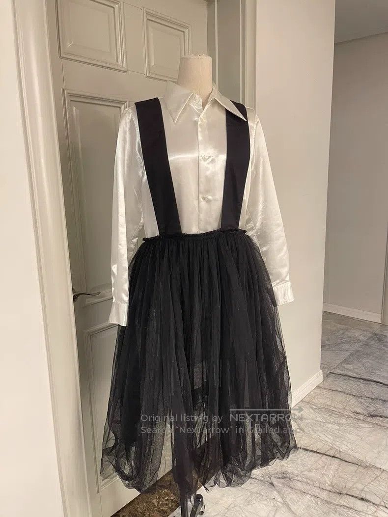 Comme des Garcons Comme des Garcons Black net strapless dress Size S / US 4 / IT 40 - 1 Thumbnail