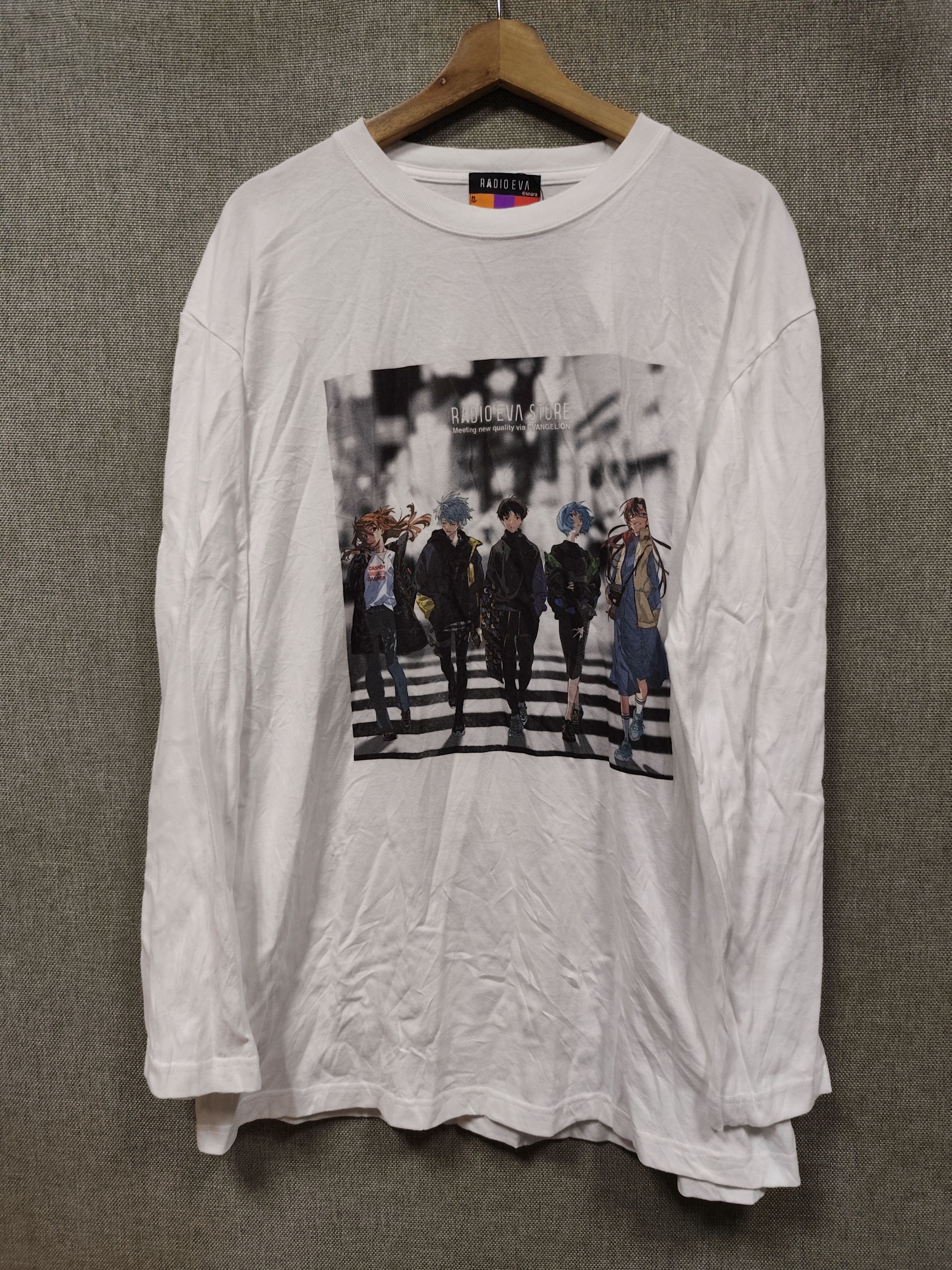 Anime Evangelion Khara Radio Eva Long Sleeve Shirt Size US XL / EU 56 / 4 - 1 Thumbnail