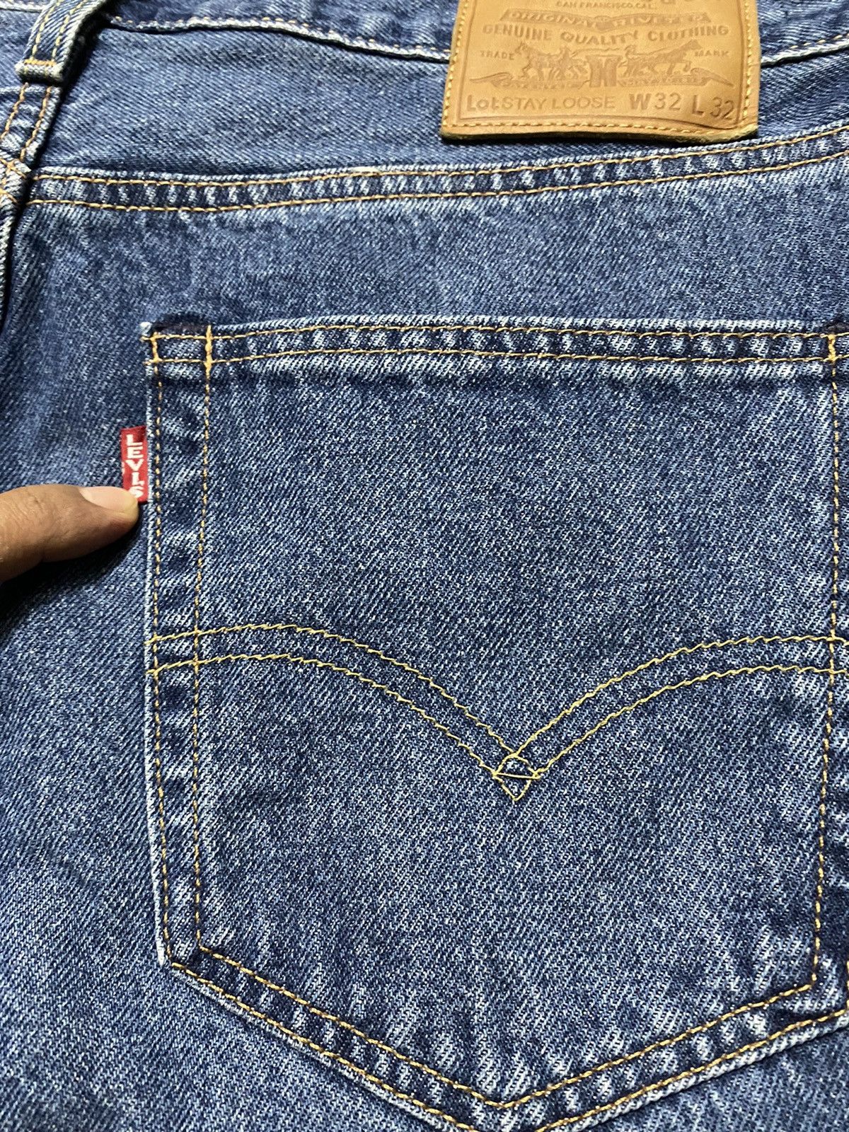 JNCO × Levi's Baggy Jeans Levi’s Premium Big E Stay Loose Jeans Size US 33 - 9 Thumbnail