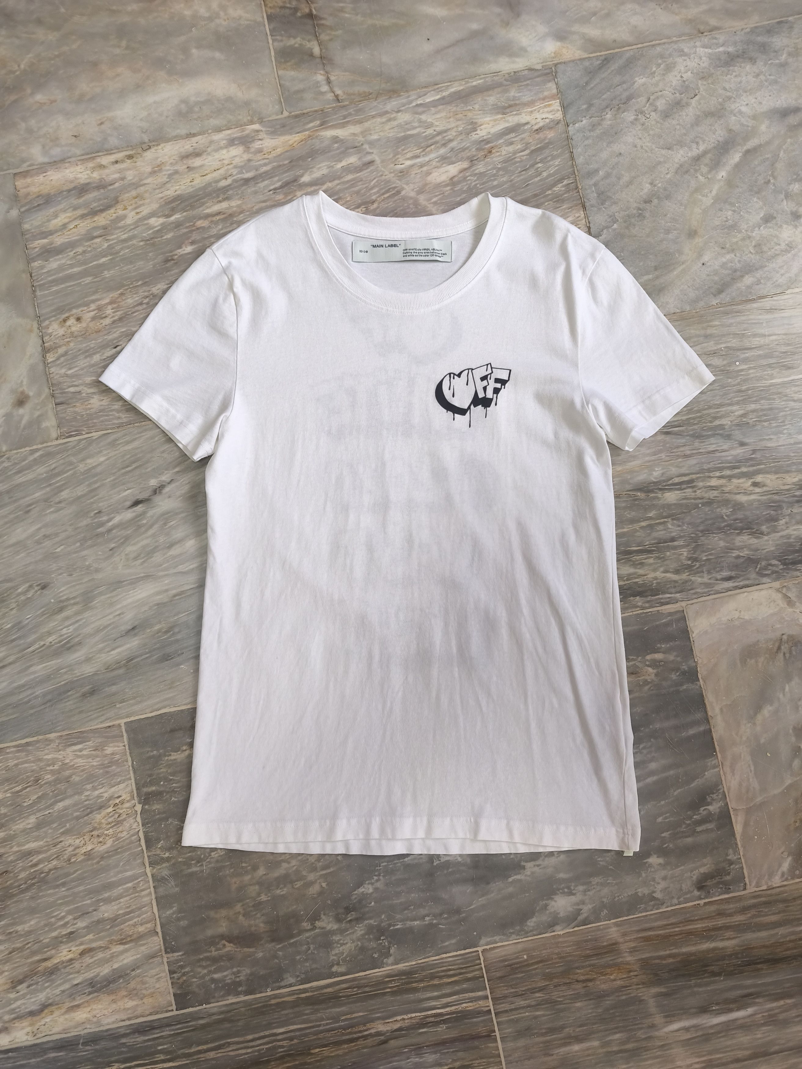 Off-White OFF-WHITE MARKERS CASUAL TEE Size S / US 4 / IT 40 - 1 Thumbnail