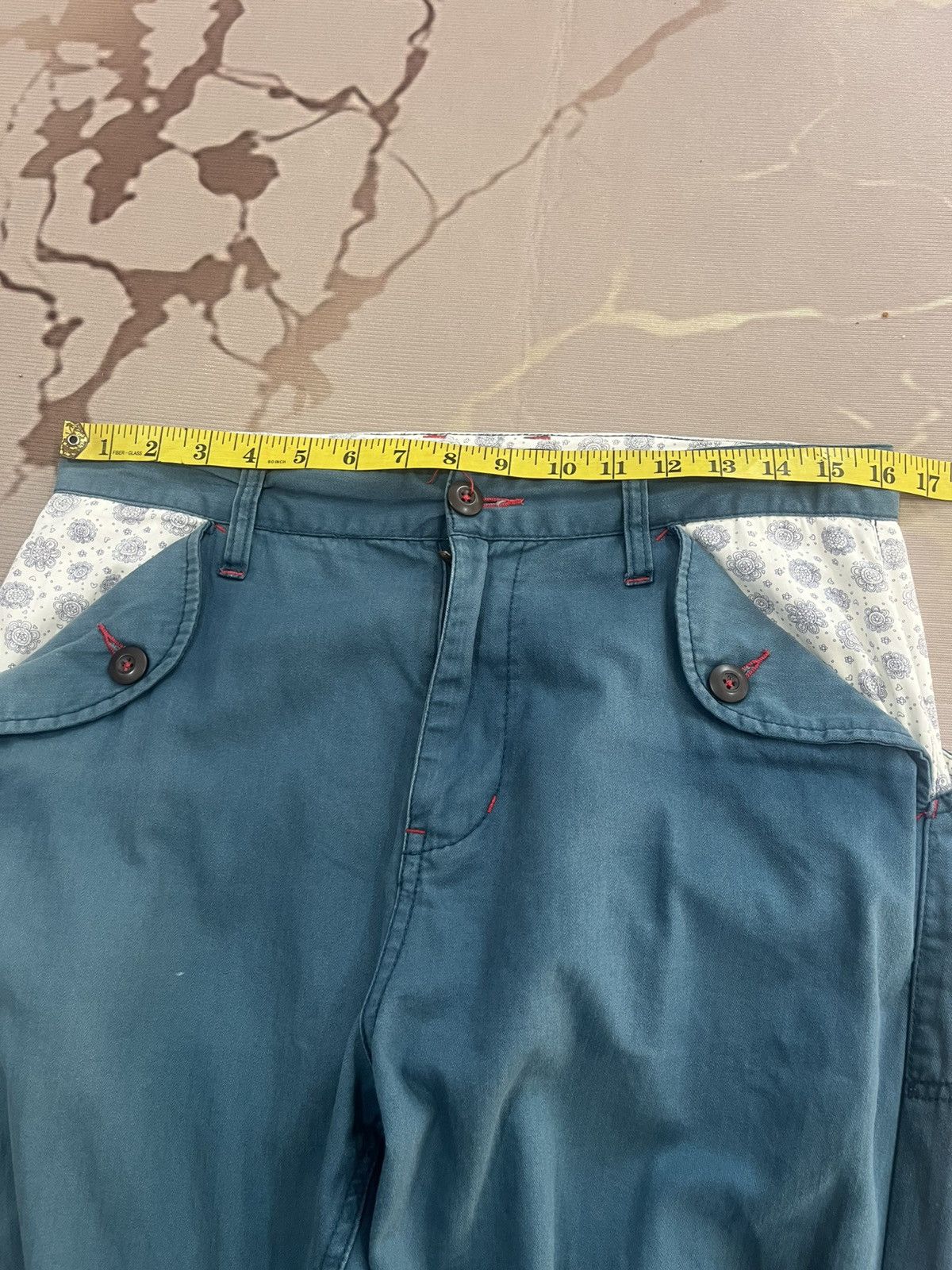 Japanese Brand Dominate Handcrafted Jeans Faded Contrast Lining Size US 32 / EU 48 - 12 Thumbnail