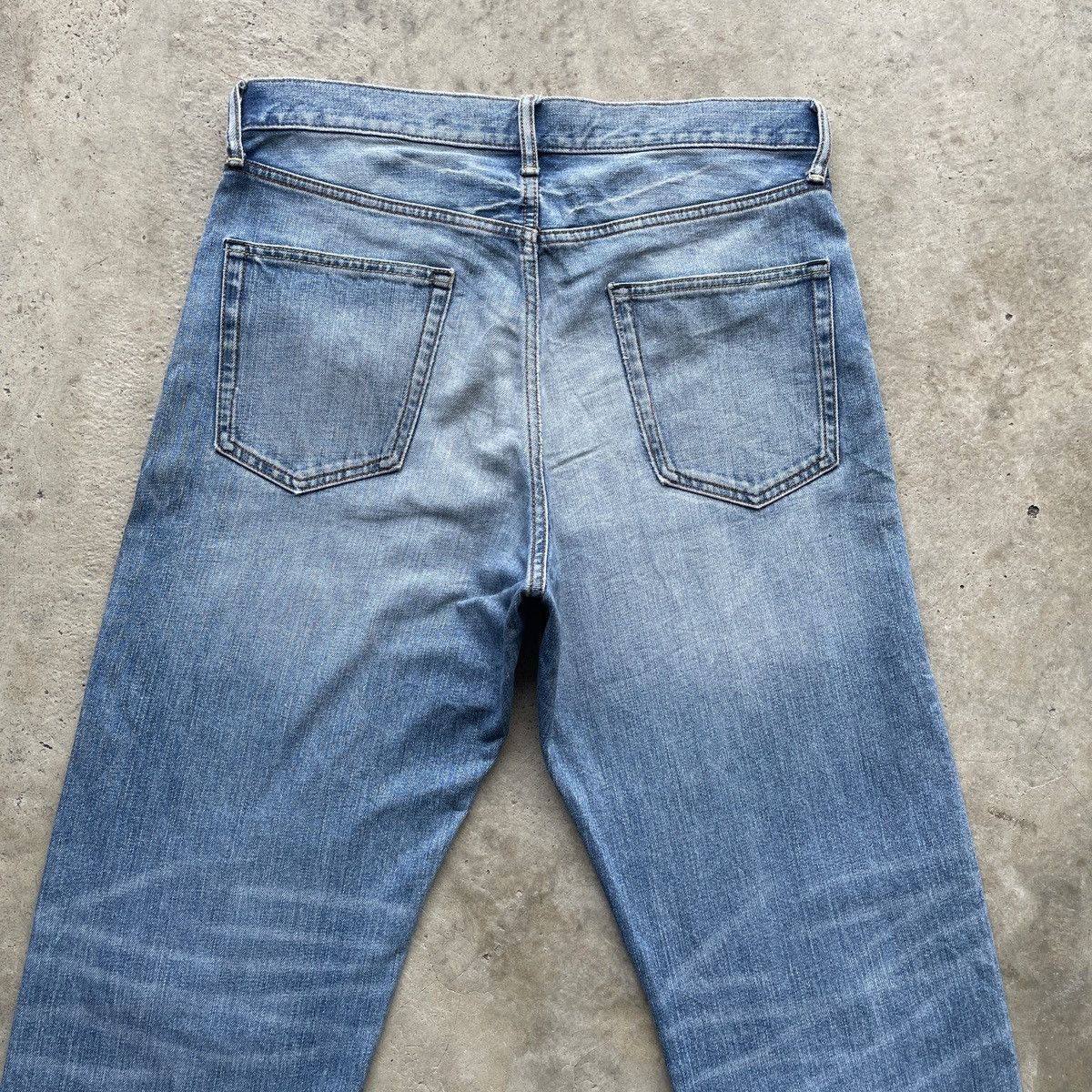 Japanese Brand Japanese Brand Gu Jeans Faded Baggy Denim Distressed Pants Size US 32 / EU 48 - 8 Thumbnail