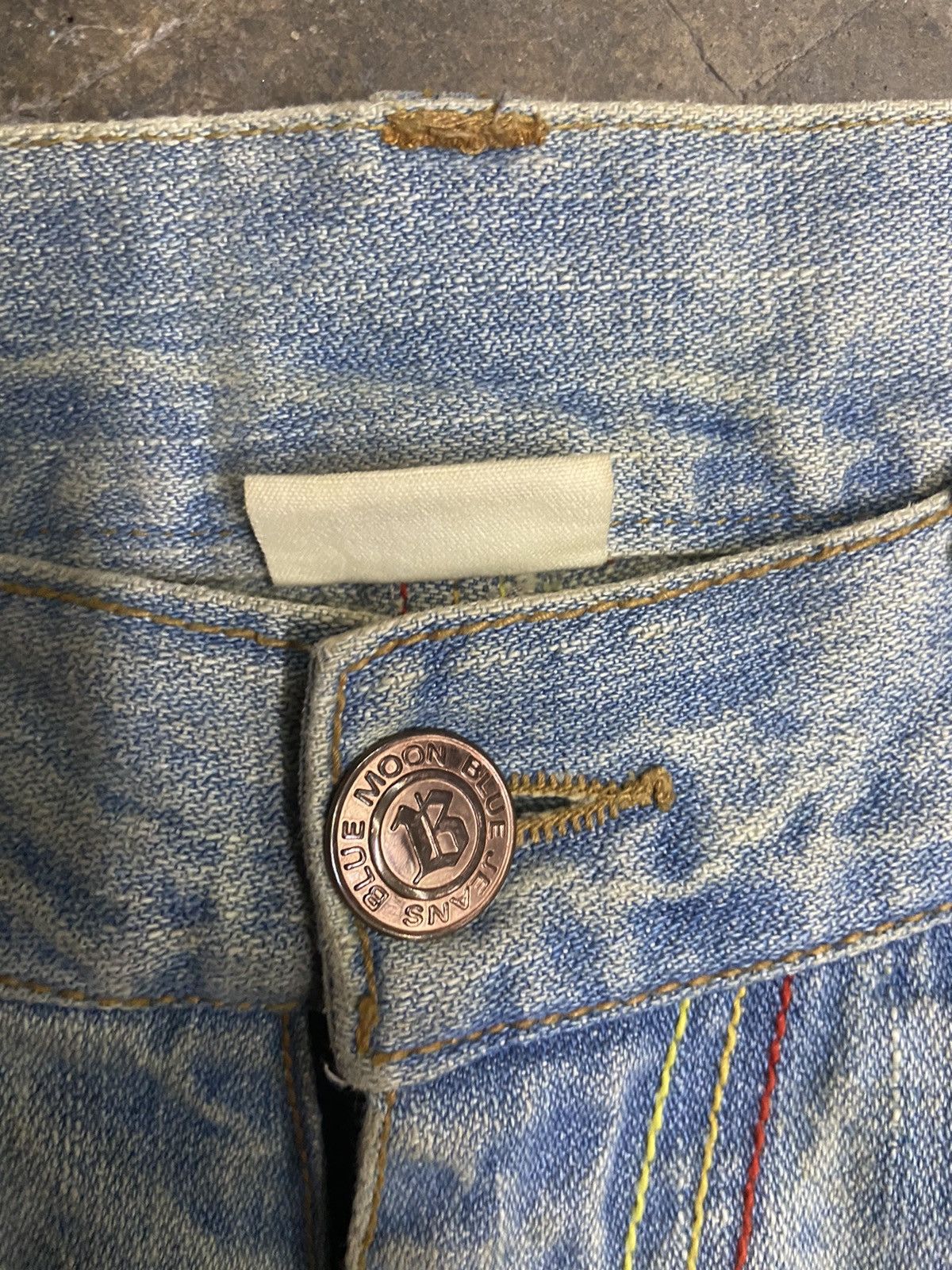 Blue Blue Japan 🔥 Blue Moon jeans if six was nine Size US 32 / EU 48 - 7 Thumbnail
