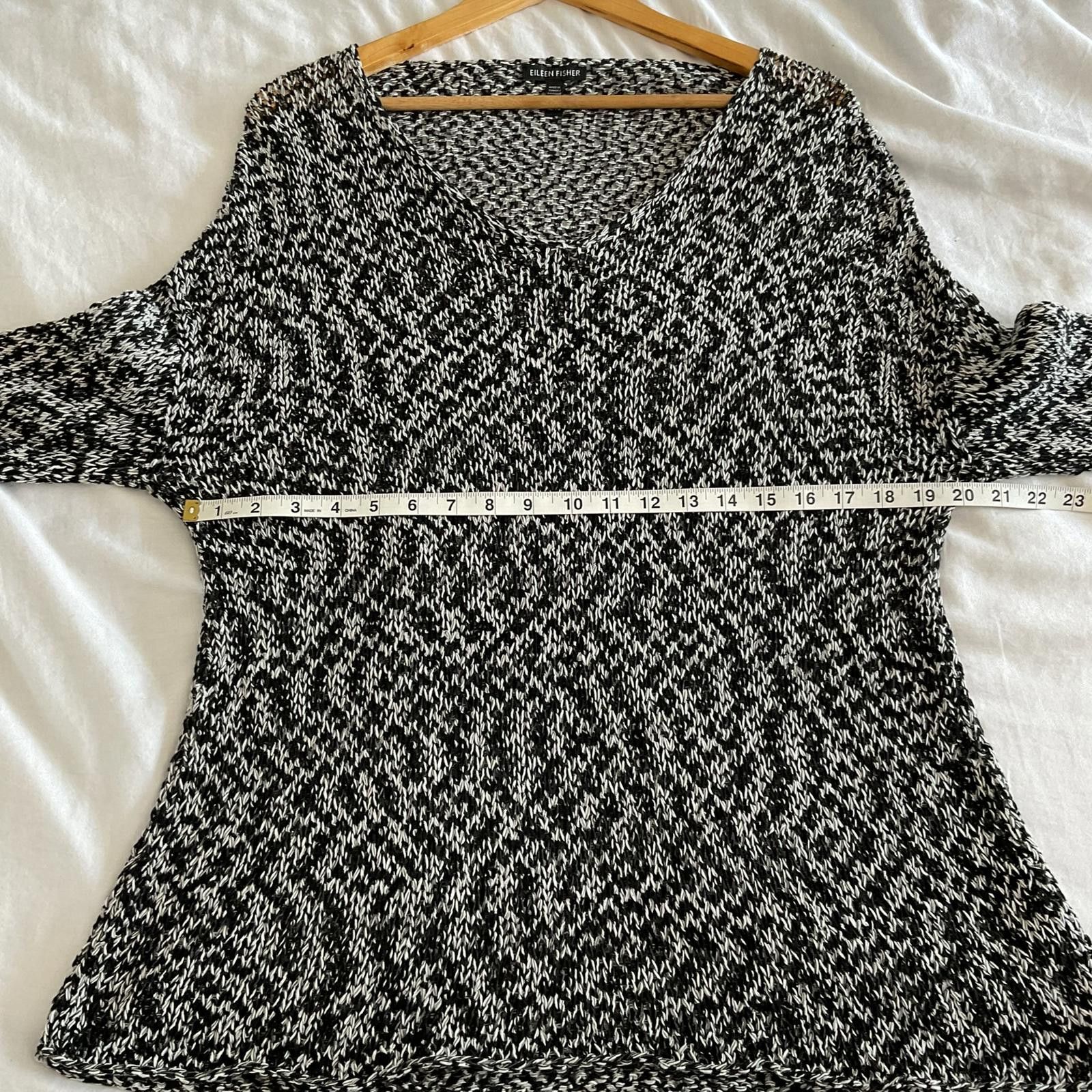 Eileen Fisher Eileen Fisher womens XL open weave scoop neck sweater Size XL / US 12-14 / IT 48-50 - 6 Thumbnail