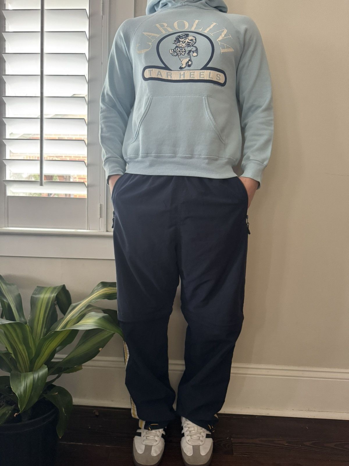 Nike 80s UNC Tar Heels Made in U.S.A Vintage Hoodie Size US S / EU 44-46 / 1 - 2 Thumbnail