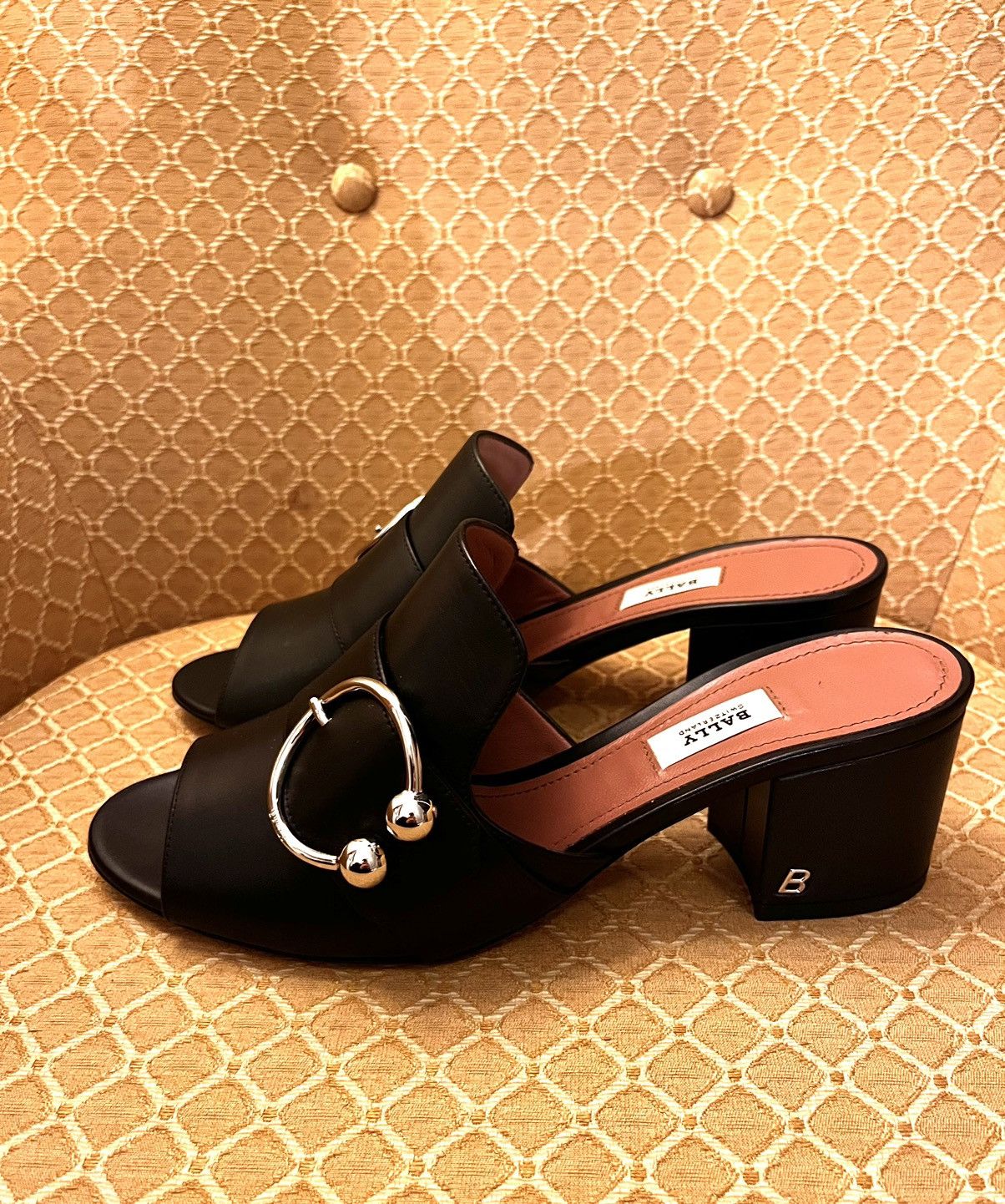 Bally Vintage black Bally mules Size US 7.5 / IT 37.5 - 1 Thumbnail