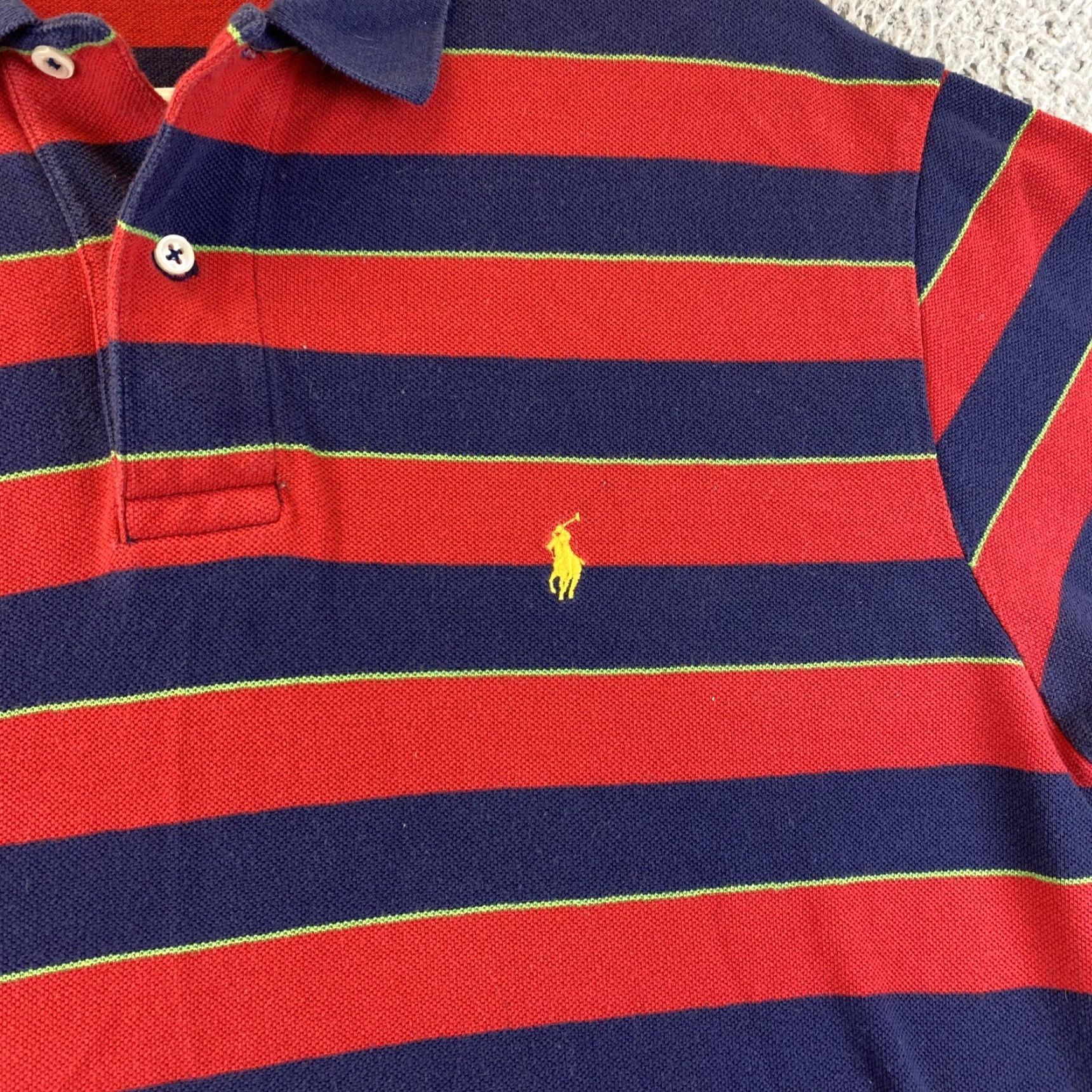 Polo Ralph Lauren Ralph Lauren Polo Shirt Men's Slim Fit Short Sleeve Cotton Classic Collar MultiColor 2020s Casual Golf Tennis Size US L / EU 52-54 / 3 - 2 Thumbnail