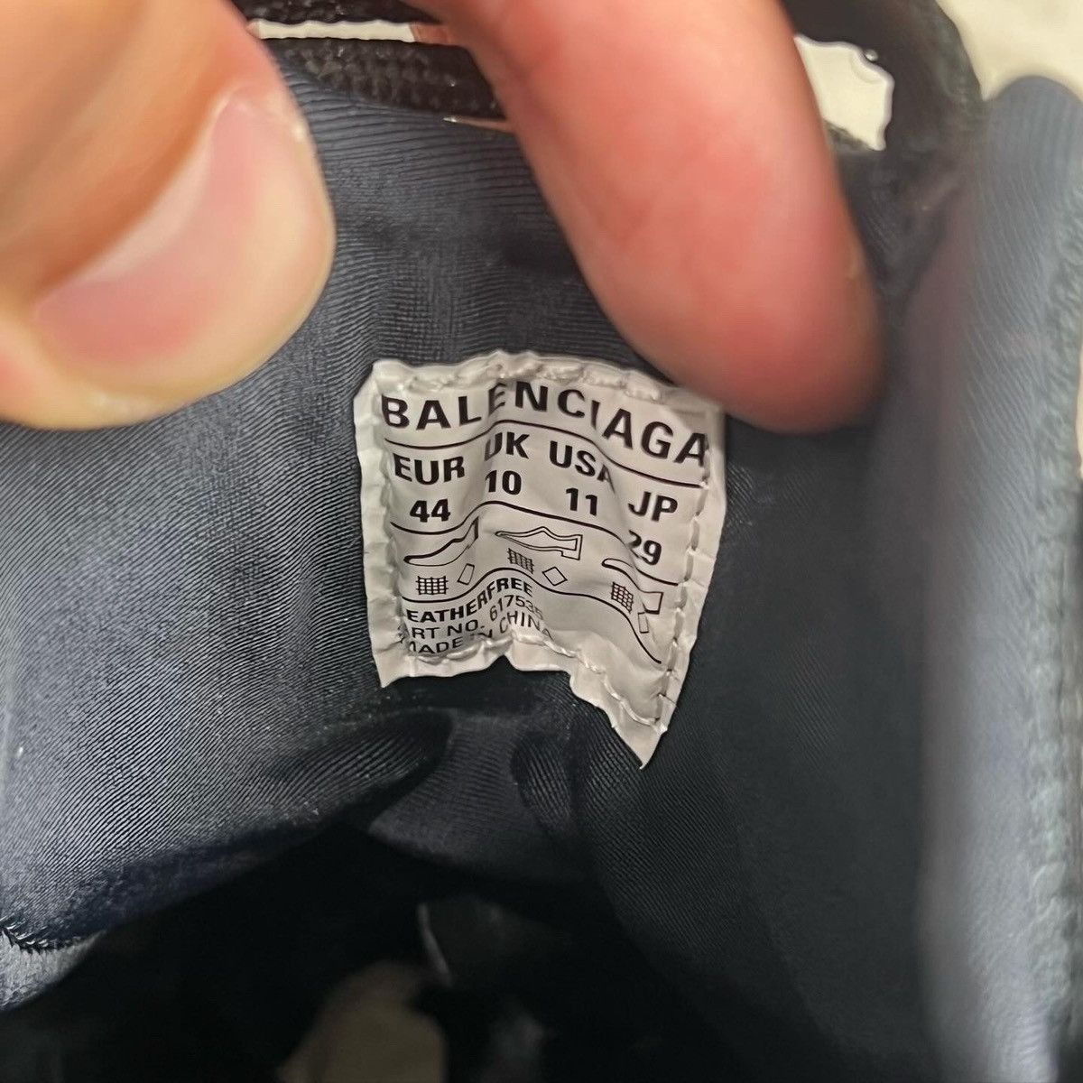 Balenciaga Balenciaga Tyrex Sneaker (Black / White) Size US 11 / EU 44 - 7 Thumbnail