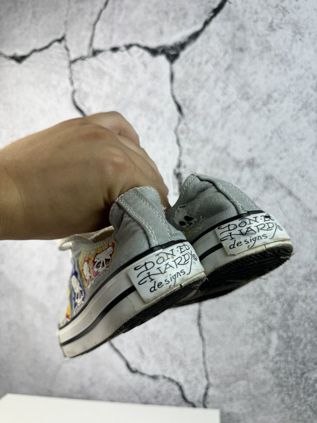 Ed Hardy Y2K vintage Ed hardy shoes sneakers avant garden Streetwear Size US 6.5 / IT 36.5 - 5 Thumbnail