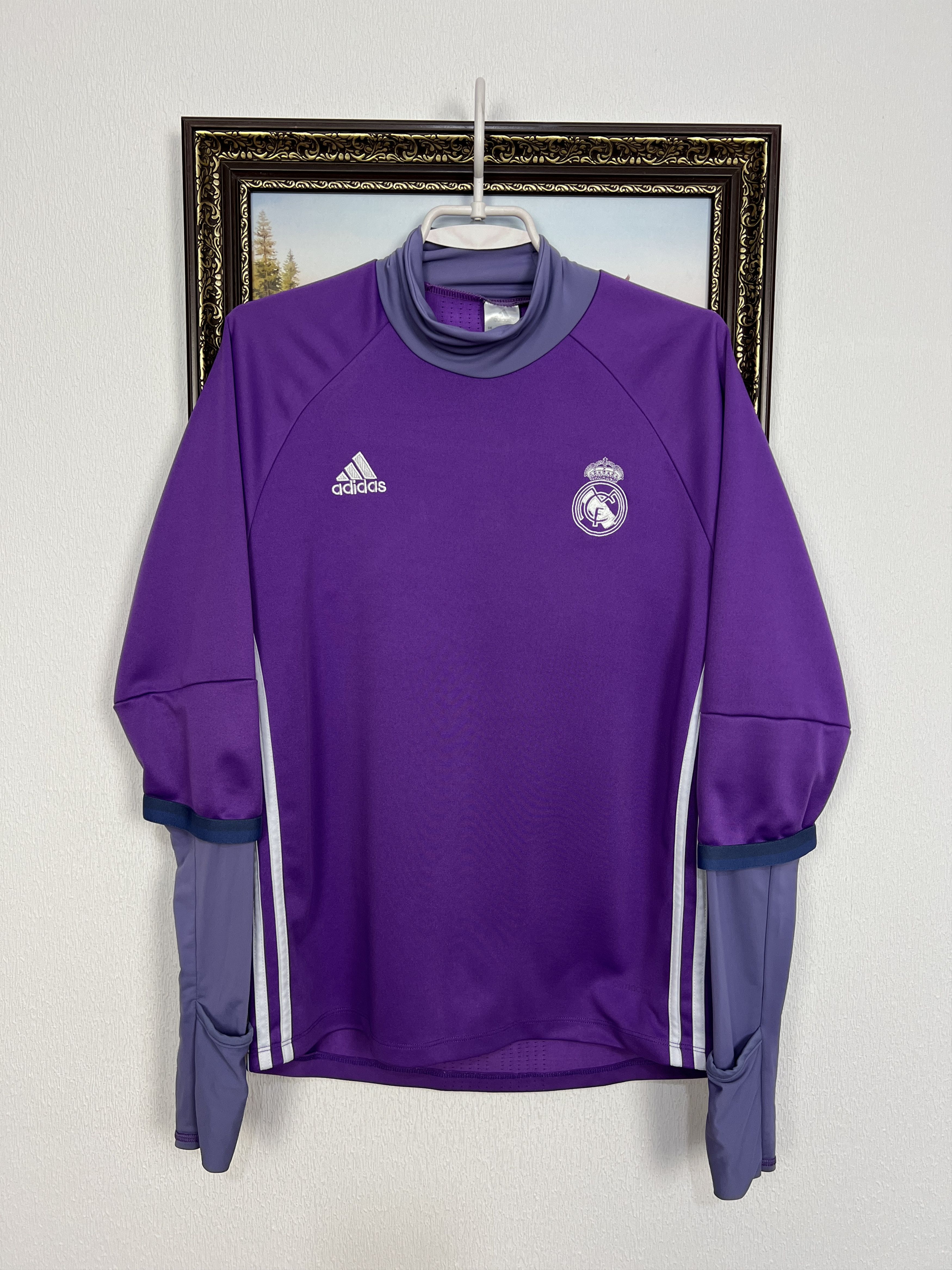Adidas Adidas Real Madrid Football Train Sweatshirt Soccer Jacket Size US M / EU 48-50 / 2 - 1 Thumbnail