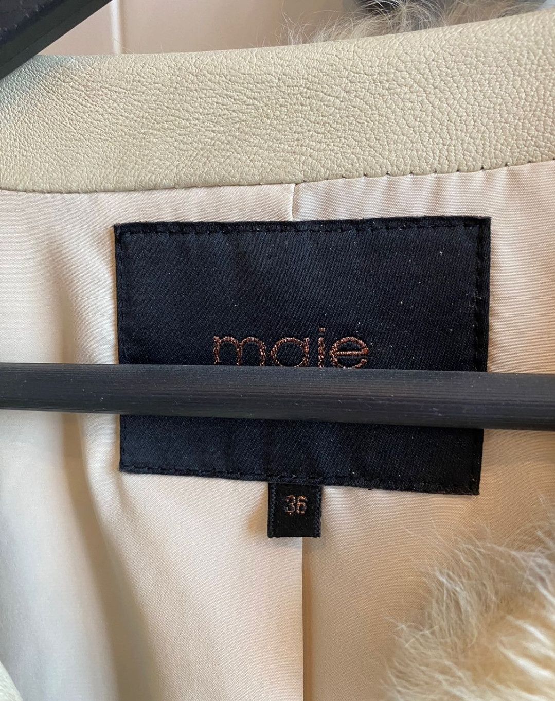 Maje Maje Lambswool Lambskin Mongolian Coat Size S / US 4 / IT 40 - 6 Thumbnail