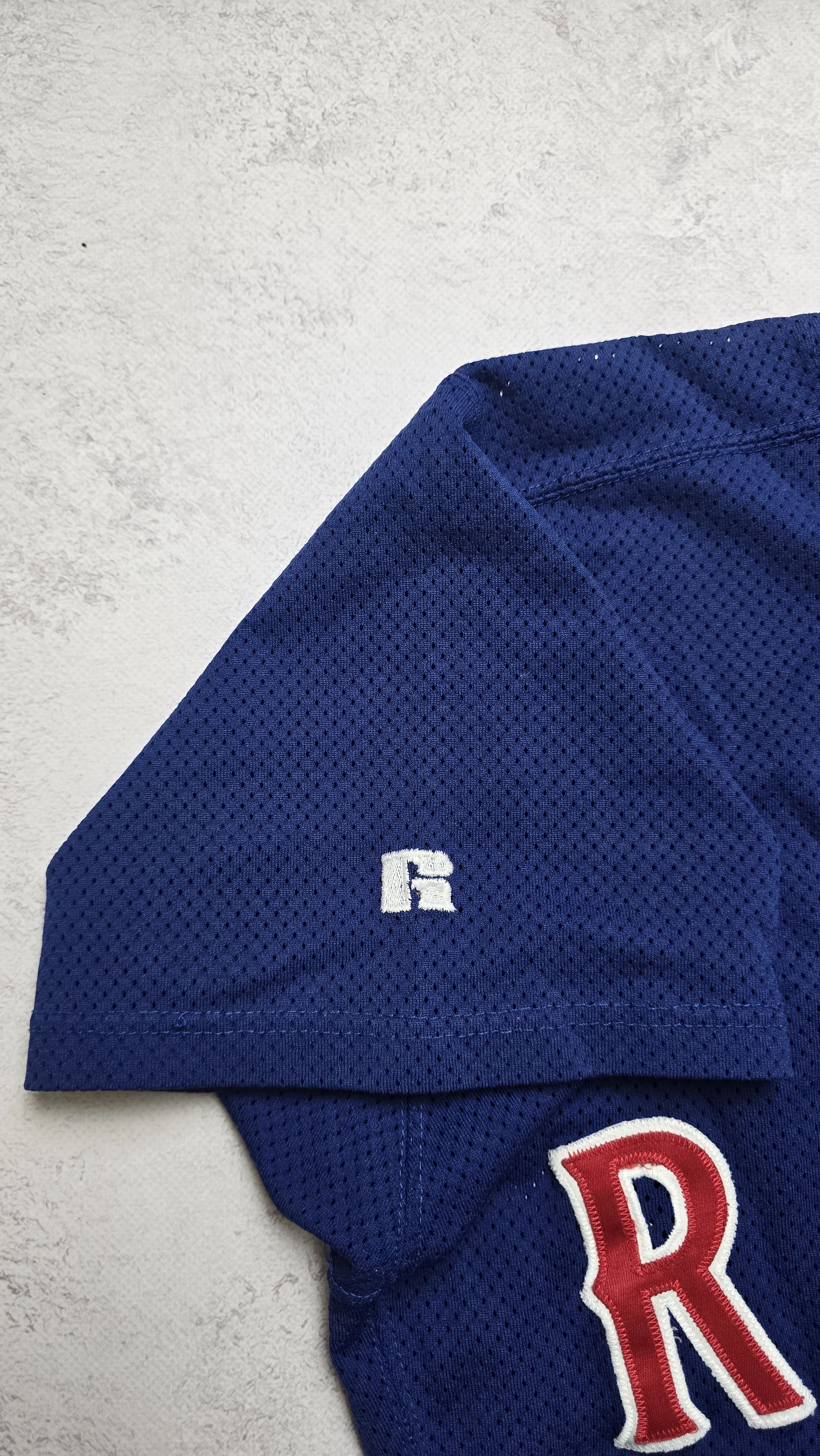 Russell Athletic Texas Rangers Team Issued BP Jersey #62 Men’s L 44 1990s USA Size US L / EU 52-54 / 3 - 13 Thumbnail