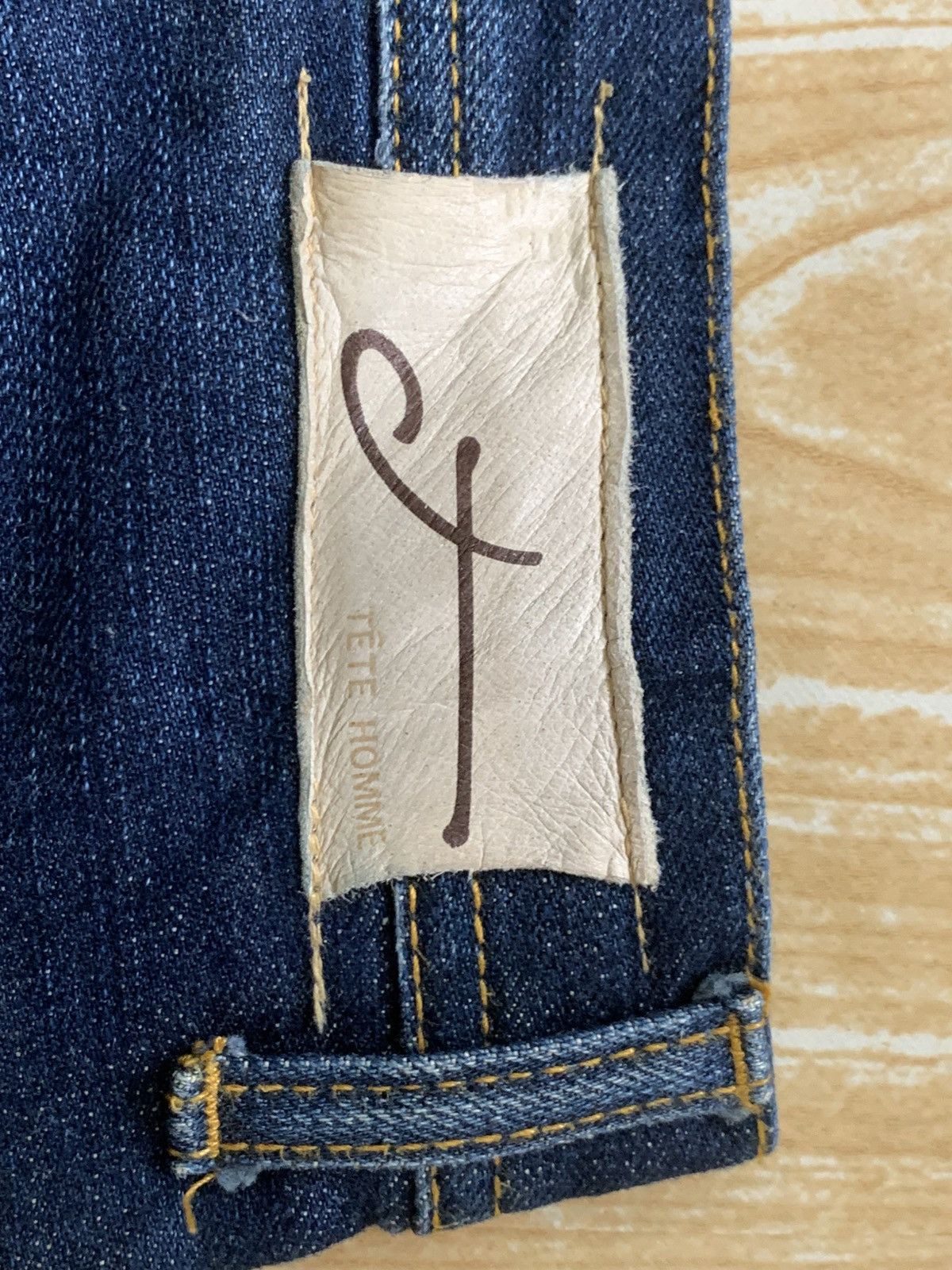Issey Miyake × Tete Homme Rare..Tete Homme Denim Jeans Pants Size US 32 / EU 48 - 21 Thumbnail