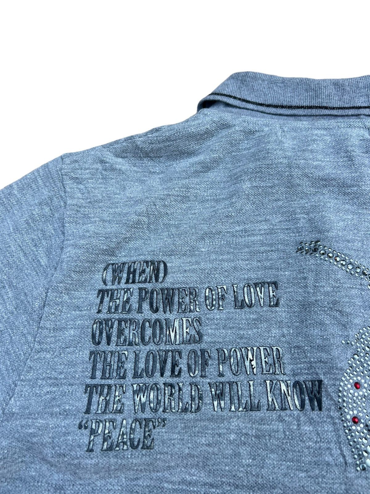 Mastermind Japan Roarguns Japan Beaded Cross Guns Poem Slim Polo Shirt Size US M / EU 48-50 / 2 - 14 Thumbnail