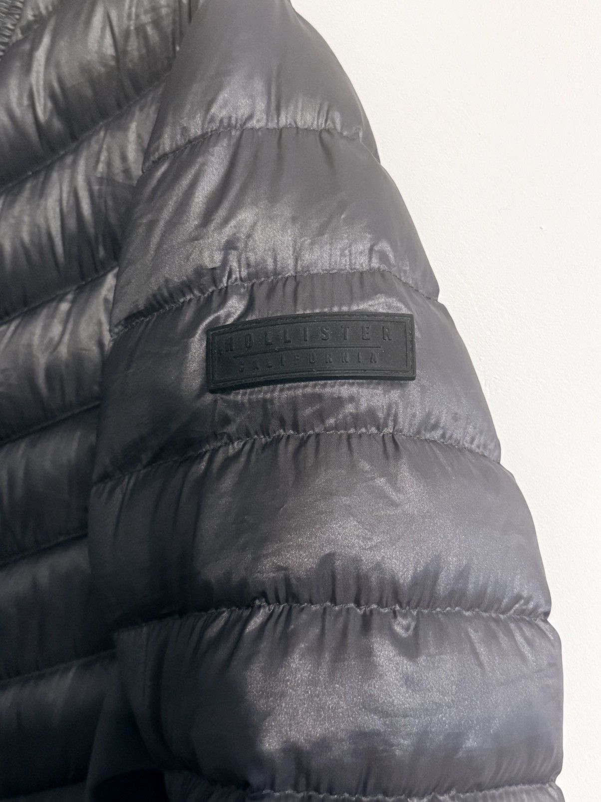 Hollister Hollister Gray Down Rain Jacket, Size S Size S / US 4 / IT 40 - 5 Thumbnail