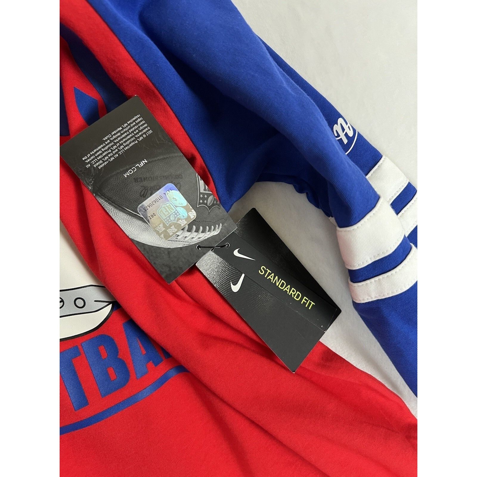Nike New England Patriots Raglan Shirt Size S Retro Logo Nike Dri Size US S / EU 44-46 / 1 - 7 Thumbnail