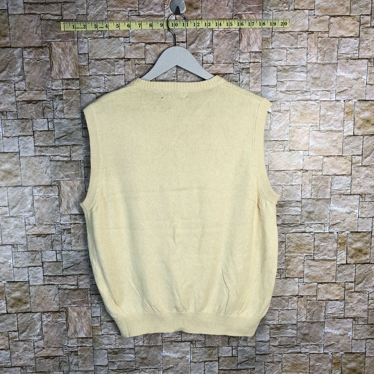 Homespun Knitwear Gianni Valentino Brown Vest #A268 Size US M / EU 48-50 / 2 - 12 Thumbnail