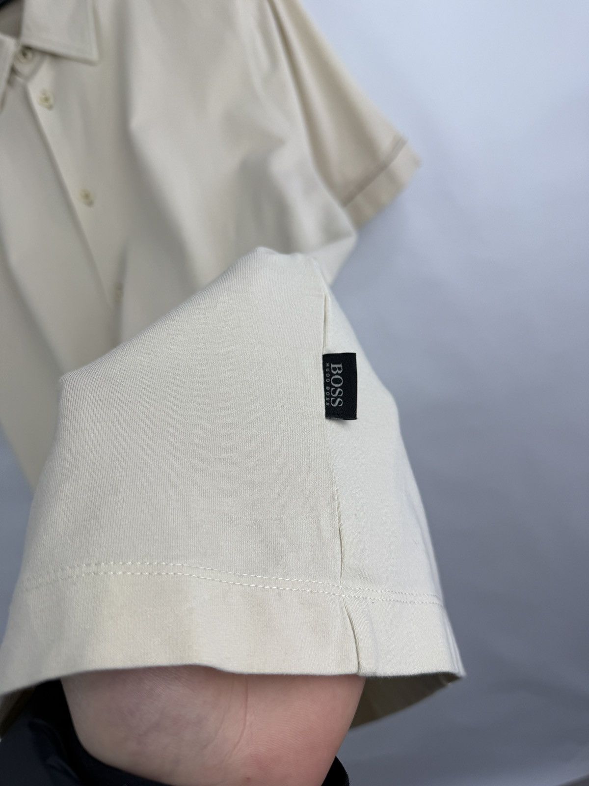 Hugo Boss 🇮🇹 Vintage 90s Hugo Boss Luxury Button Shirt Slim Fit Retro Size US L / EU 52-54 / 3 - 6 Thumbnail
