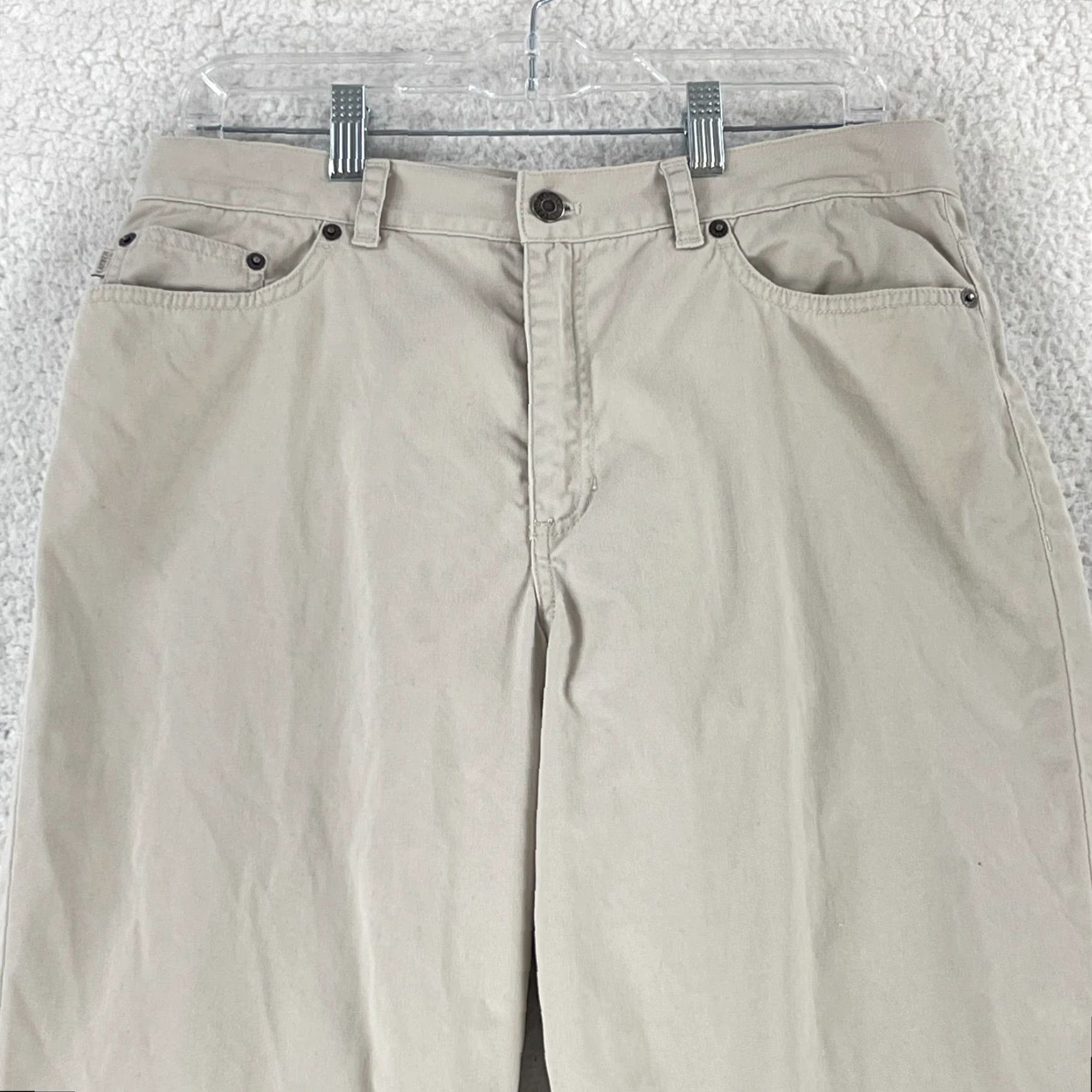 Ralph Lauren Lauren Ralph Lauren Pants Womens High-Rise Casual Cropped Beige 12 Size 34" / US 12 / IT 48 - 2 Thumbnail