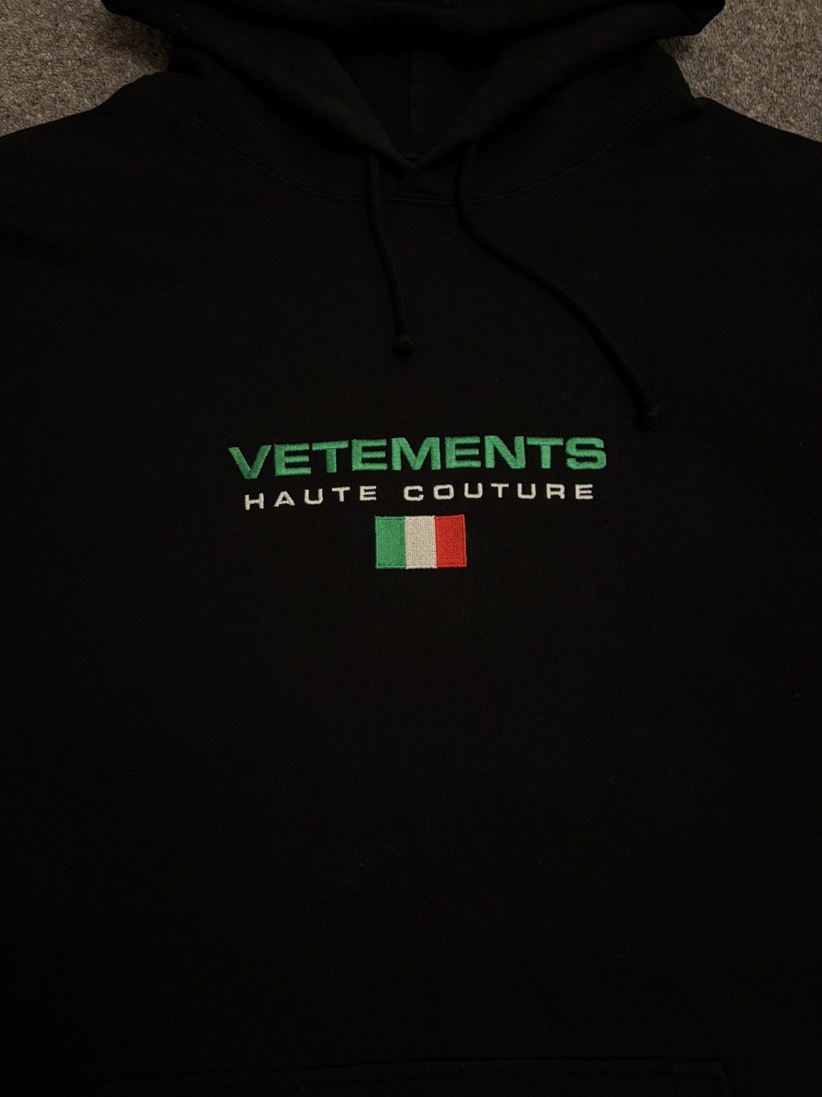 Vetements haute couture italy flag hoodie Size US S / EU 44-46 / 1 - 2 Thumbnail