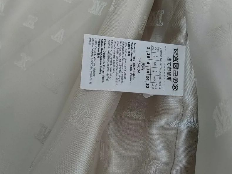 Max Mara Max Mara Milky white double-breasted short coat Size S / US 4 / IT 40 - 4 Thumbnail