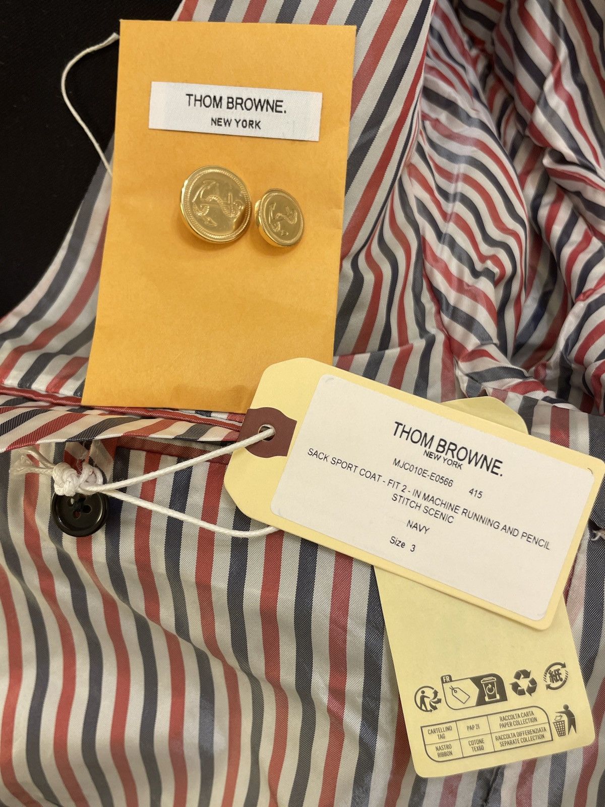 Thom Browne Thom Browne plain stitch blazer Size 50R - 11 Thumbnail