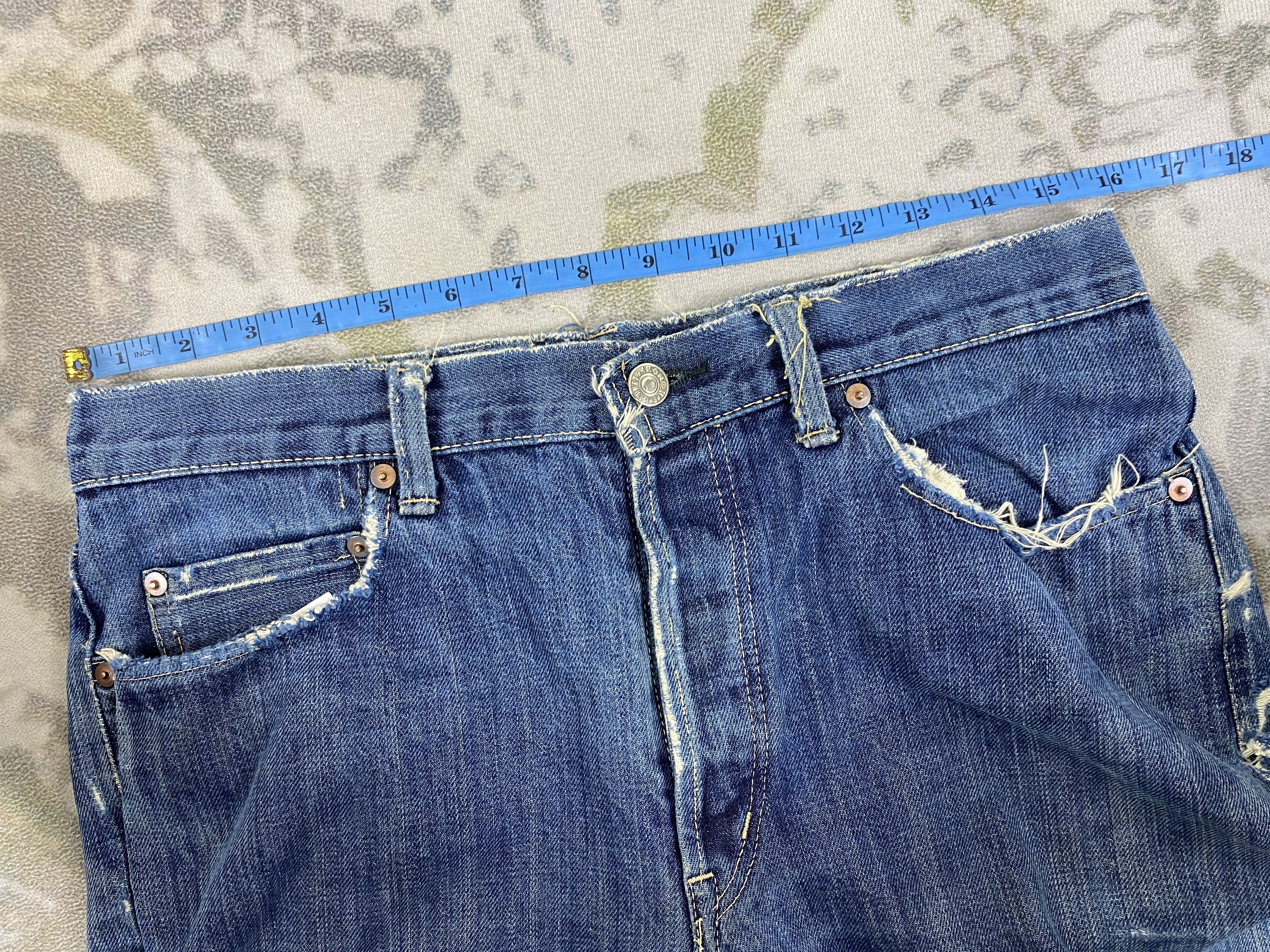 Japanese Brand Redline HR Market Vintage Jeans 32x31 - JN3679 Size US 32 / EU 48 - 5 Thumbnail
