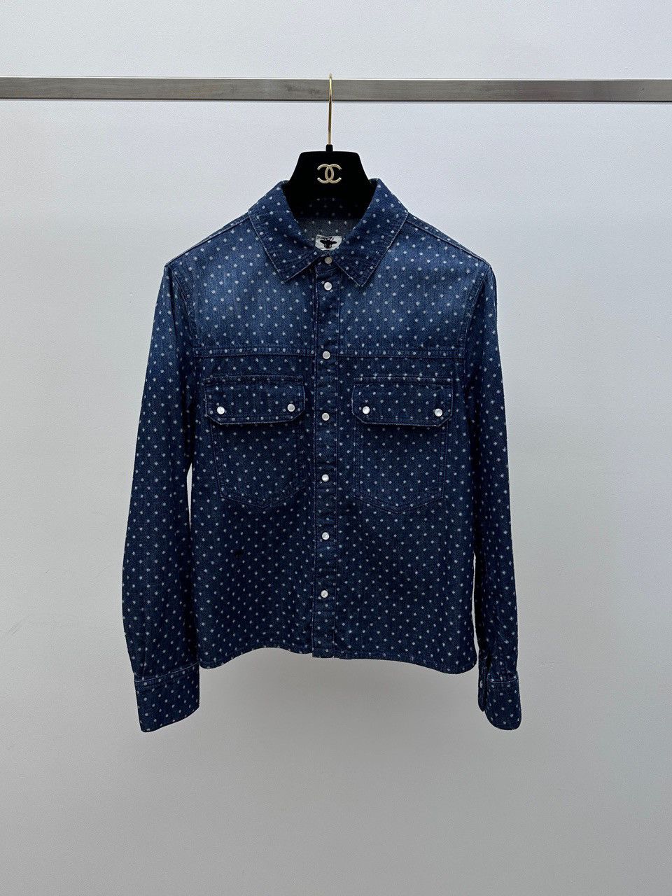 Dior Dior Bee Embroidered Denim Jacket Size 34 Size XS / US 0-2 / IT 36-38 - 1 Thumbnail