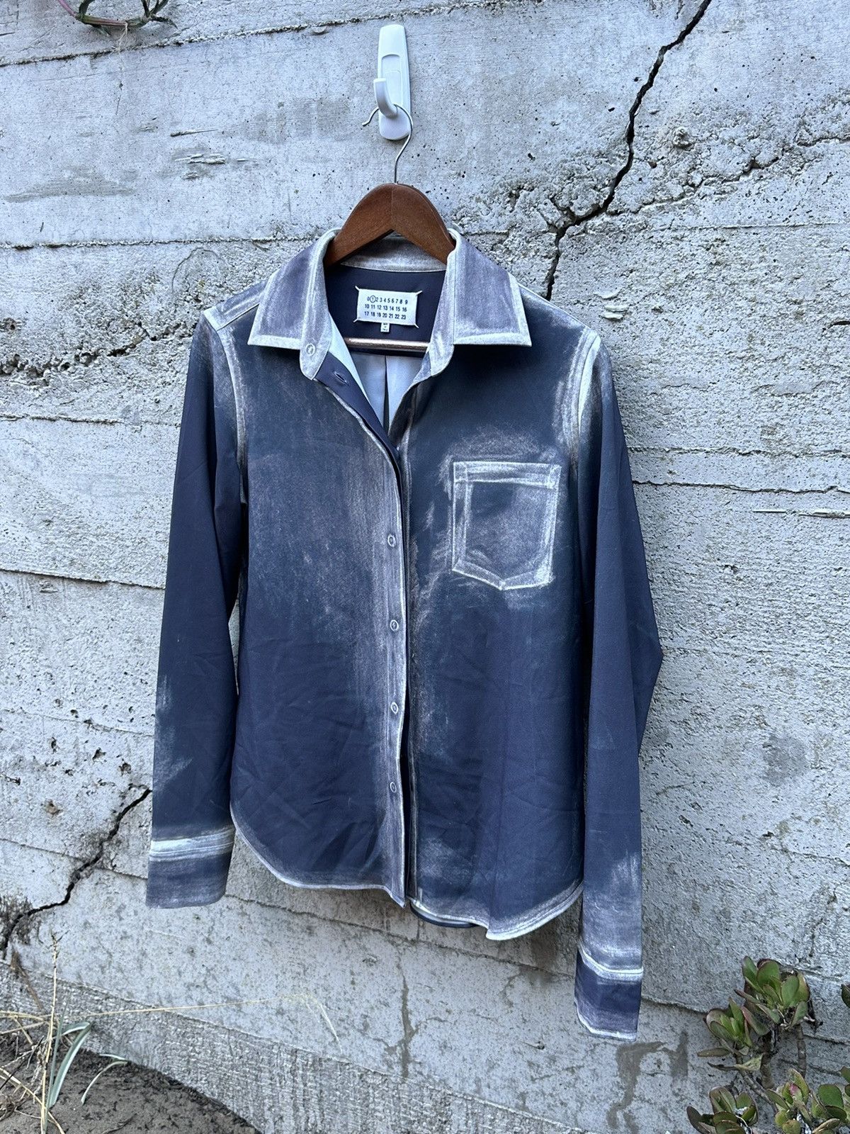 RARE GRAIL Maison Margiela industrial effect shirt
