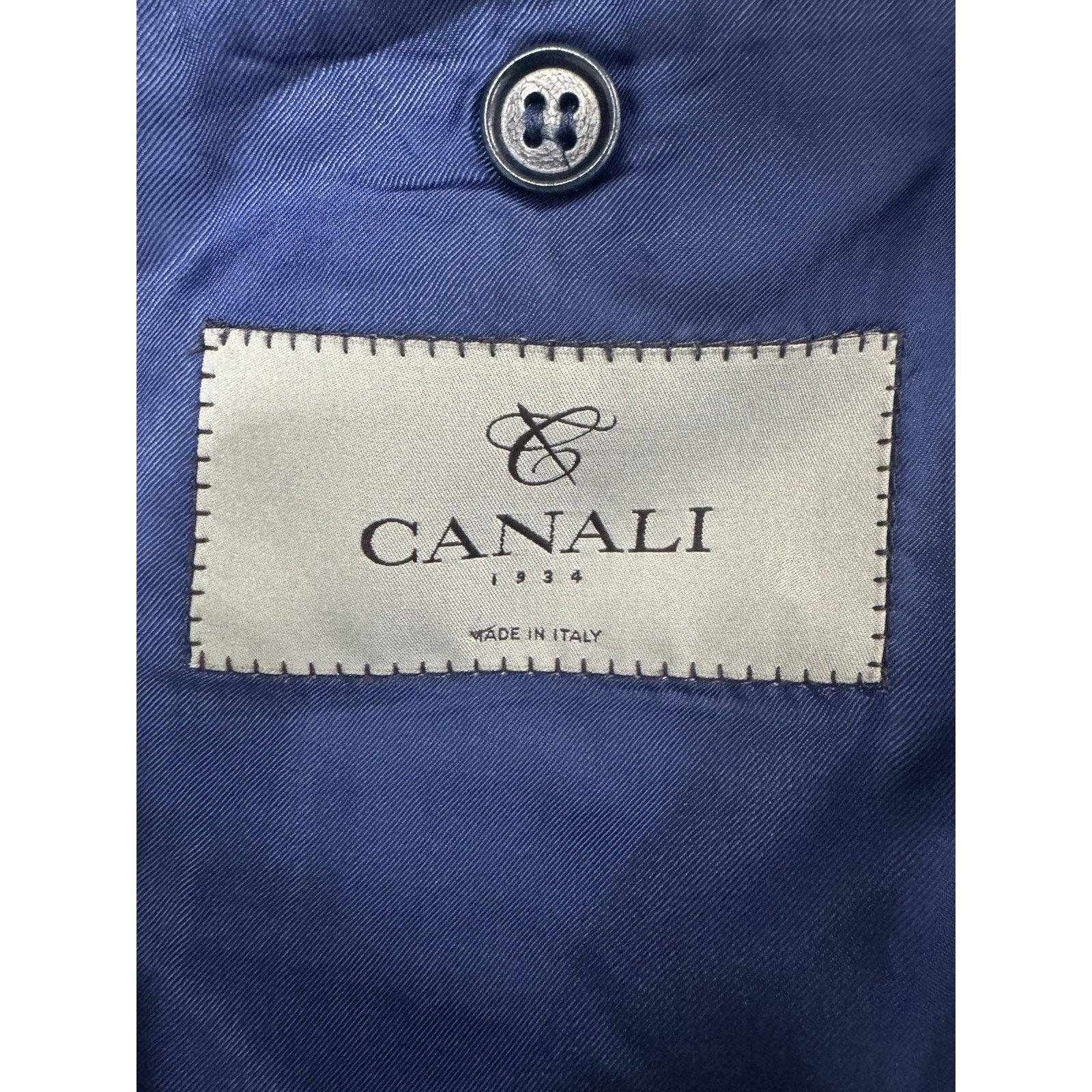 Canali Canali Blazer Jacket Men’s 44R(us) 54R Wool Blue Stripped Size 44R - 5 Thumbnail