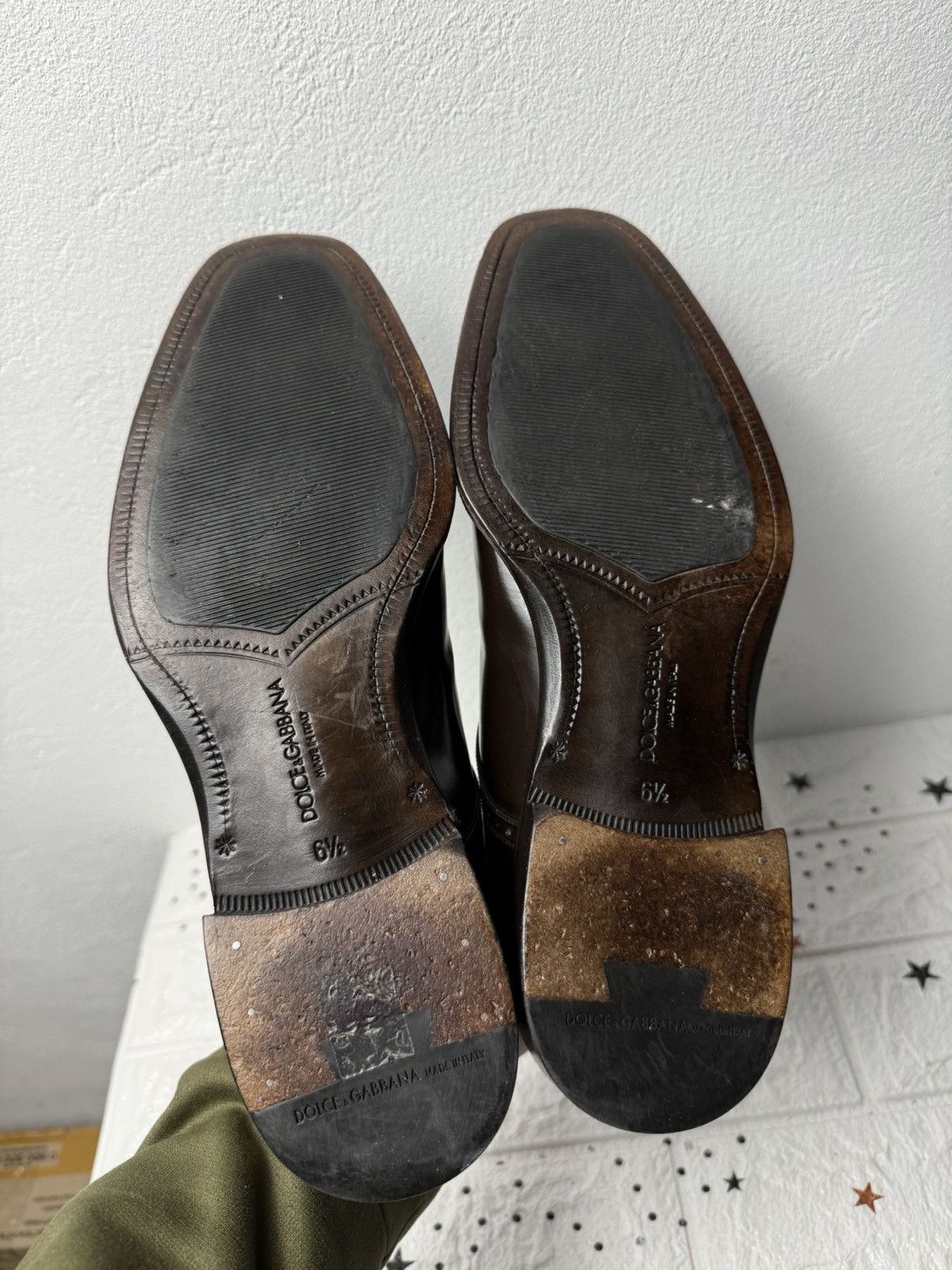 Dolce & Gabbana DOLCE & GABBANA oxford US7.5 UK6.5 EUR41 Leather Brown Size US 7.5 / EU 40-41 - 13 Thumbnail