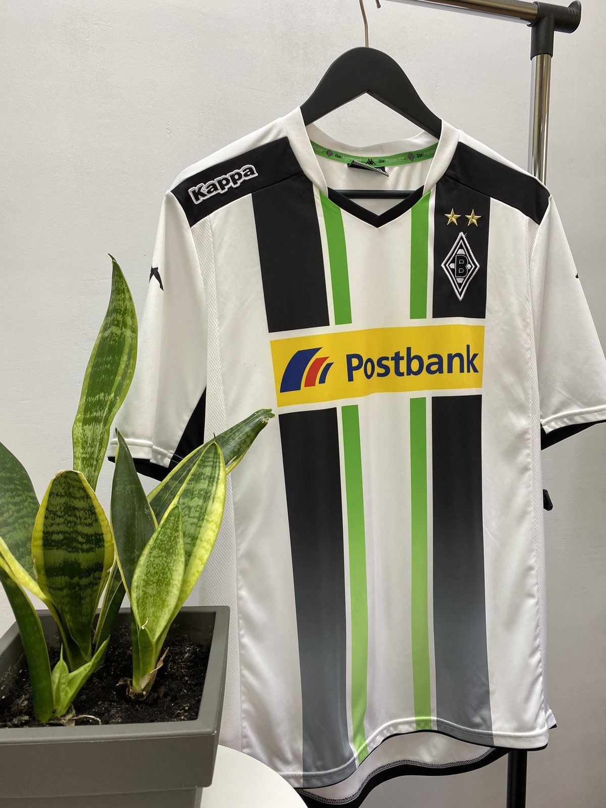 Kappa Borussia Mönchengladbach 2014 Soccer Jersey Home Size US L / EU 52-54 / 3 - 3 Thumbnail