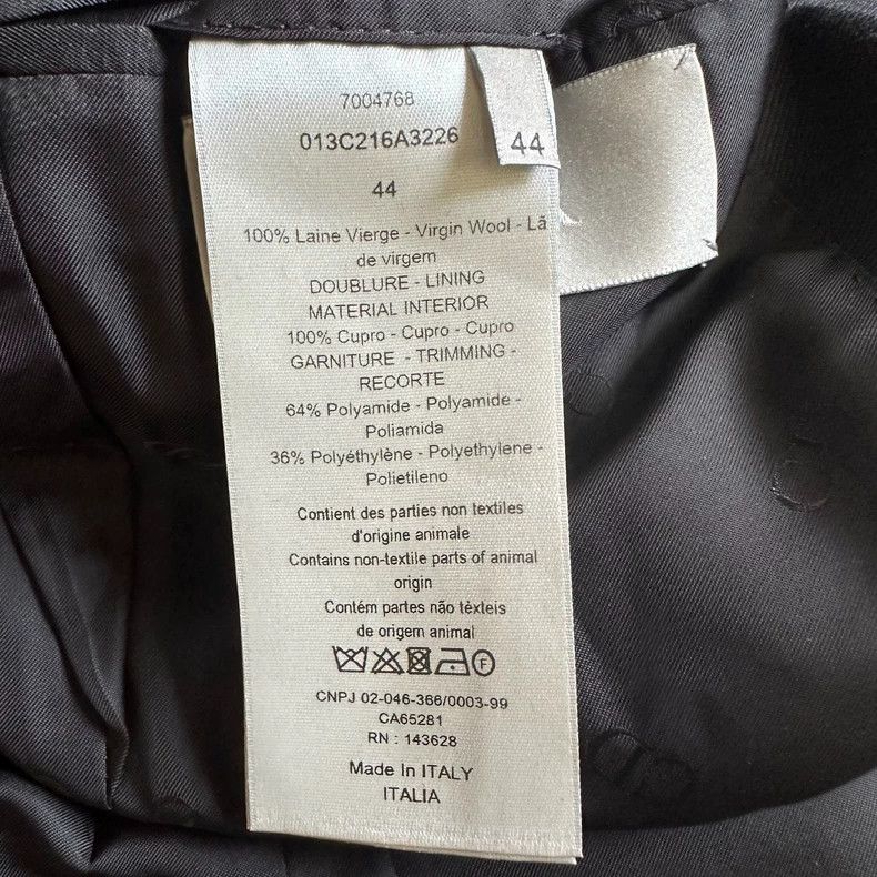 Dior Dior The latest black streamer strap logo suit 2504-Nextarr Size 44R - 5 Thumbnail