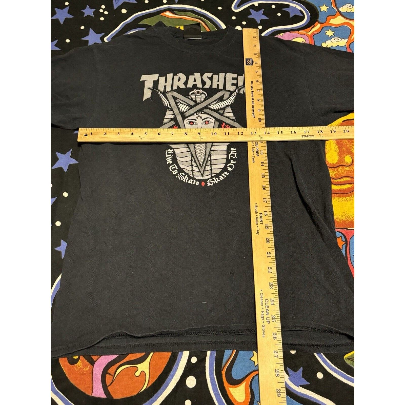 Thrasher Thrasher Black T-shirt Size Unknown Skate Shirt Size US L / EU 52-54 / 3 - 4 Thumbnail
