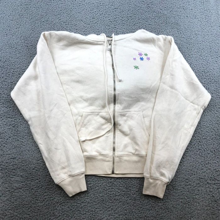 Brandy Melville White Hooded Sweaters