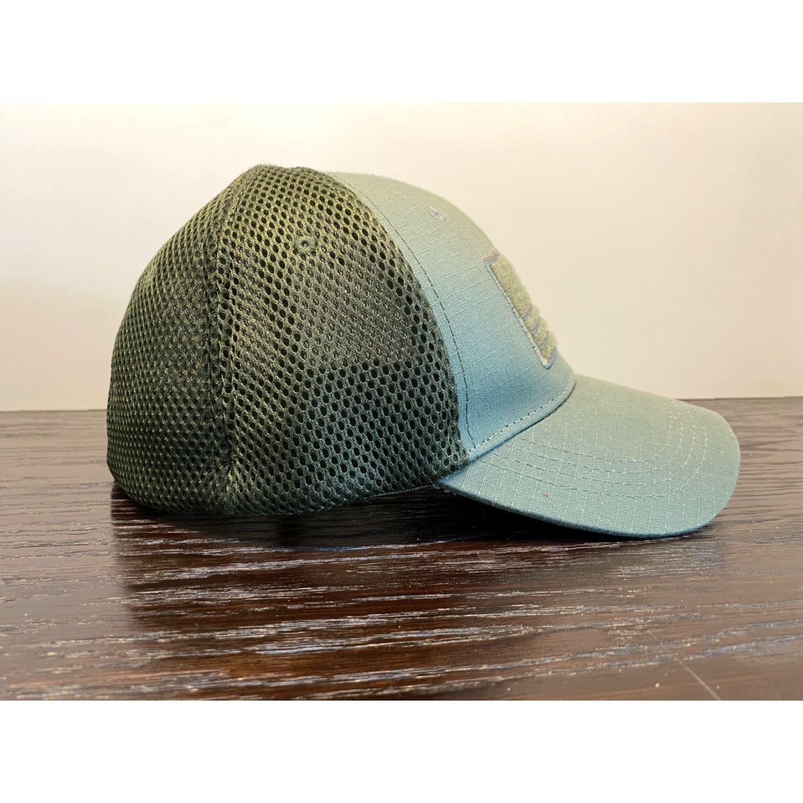 Vintage Highland Tactical Hat Adult One Size Green Hook Loop American Flag Logo Baseball Cap Men Size ONE SIZE - 3 Thumbnail