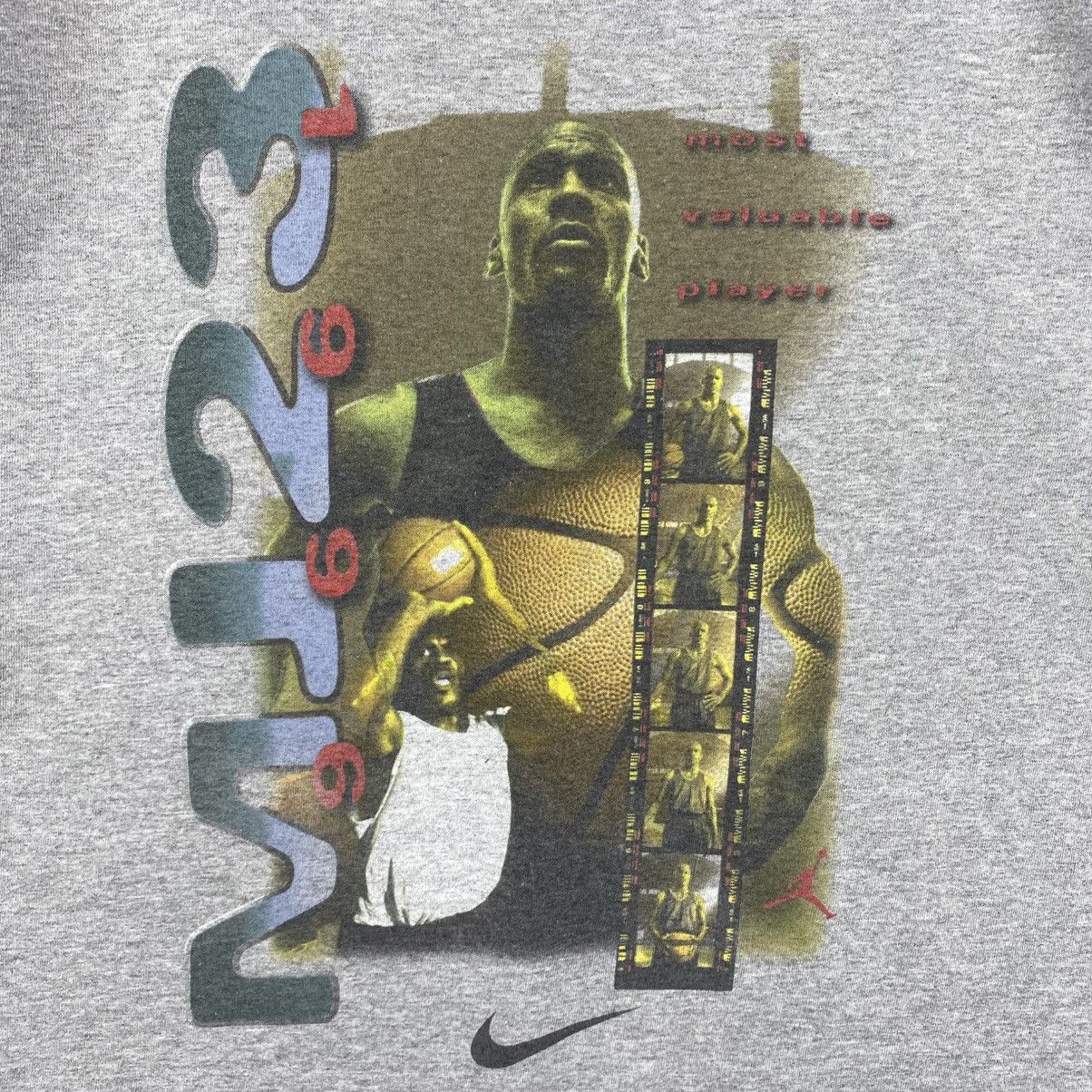 Nike Vintage 90's NIKE Michael Jordan Mvp Graphic Tee Shirt Size US XL / EU 56 / 4 - 2 Thumbnail