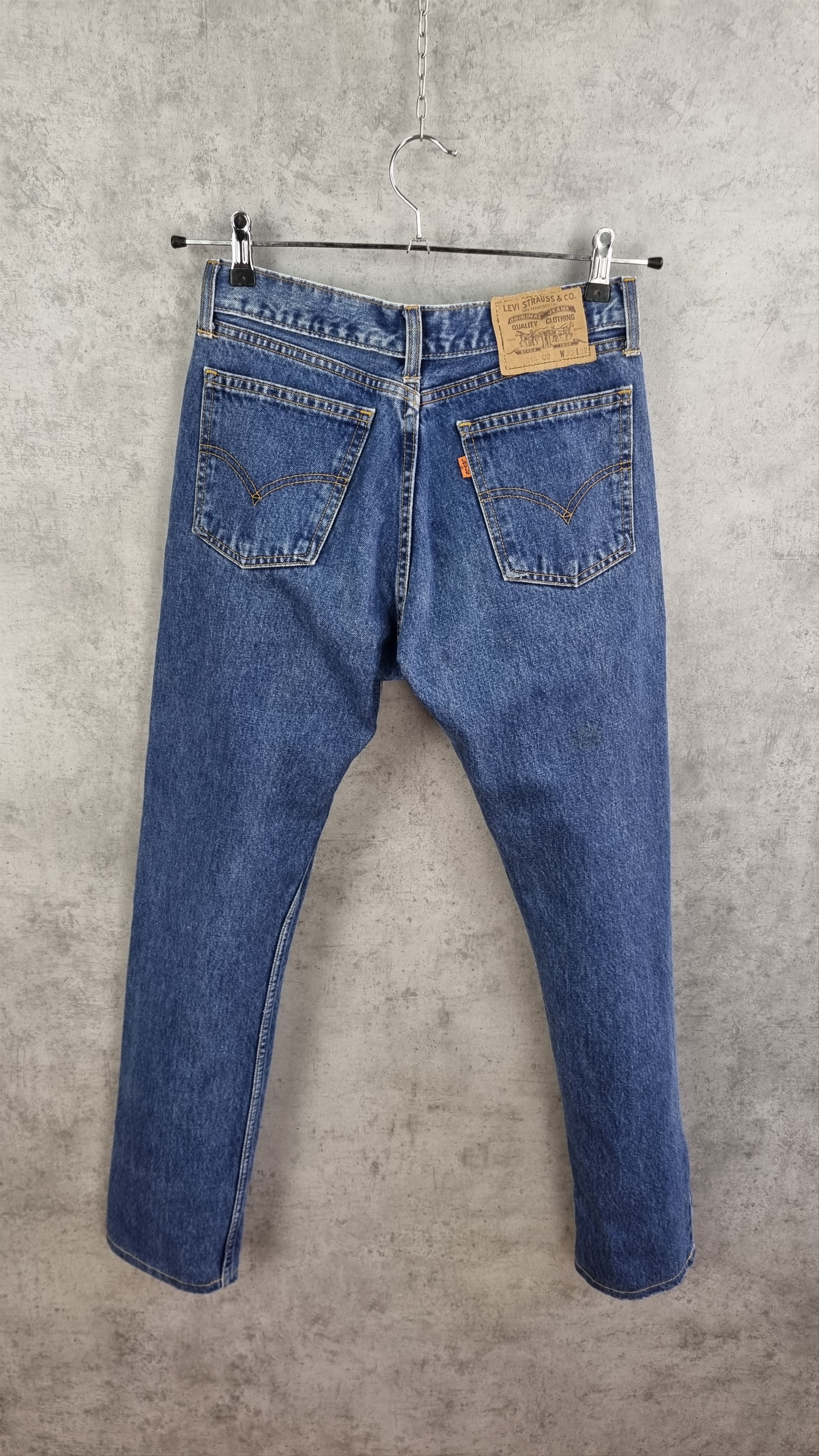 Levi's × Levi's Vintage Clothing × Vintage 95s Levi's Raw Denim Gorgeous Denim Jeans made in UK Size US 30 / EU 46 - 6 Thumbnail