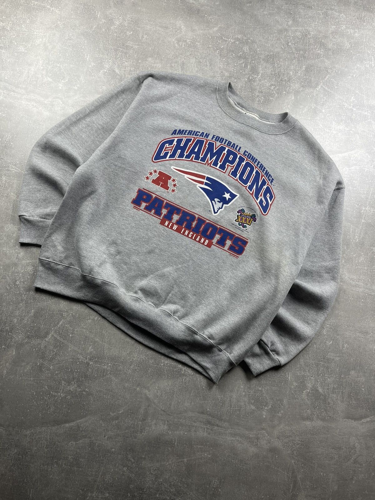 Lee Lee Sport Patriots AFC Champions Sweatshirt NFL Super Bowl Size US XL / EU 56 / 4 - 1 Thumbnail