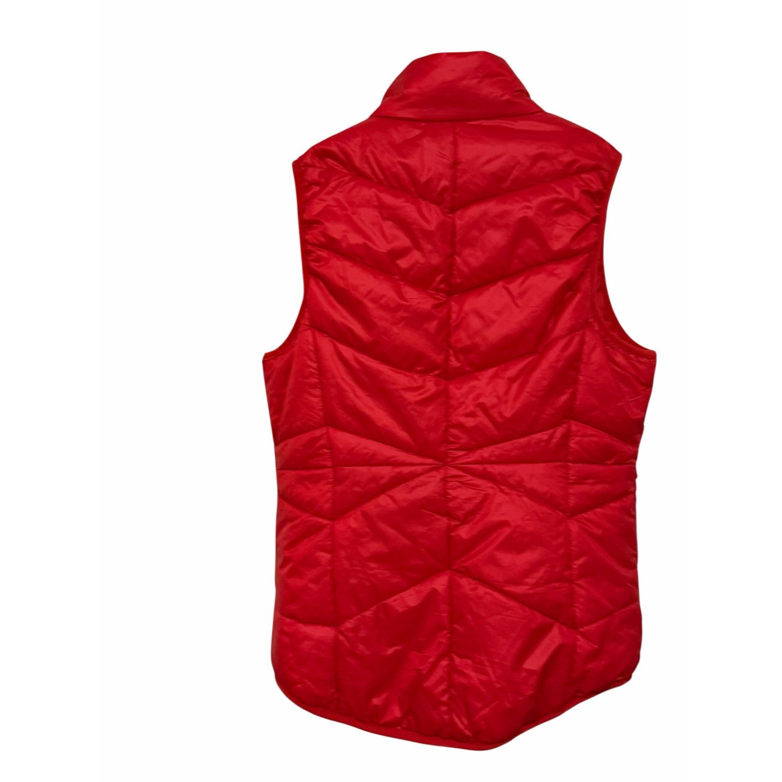 Other Flirtitude Active Red Solid Sleeveless Zip Up Pocketed Vest Size M / US 6-8 / IT 42-44 - 7 Thumbnail