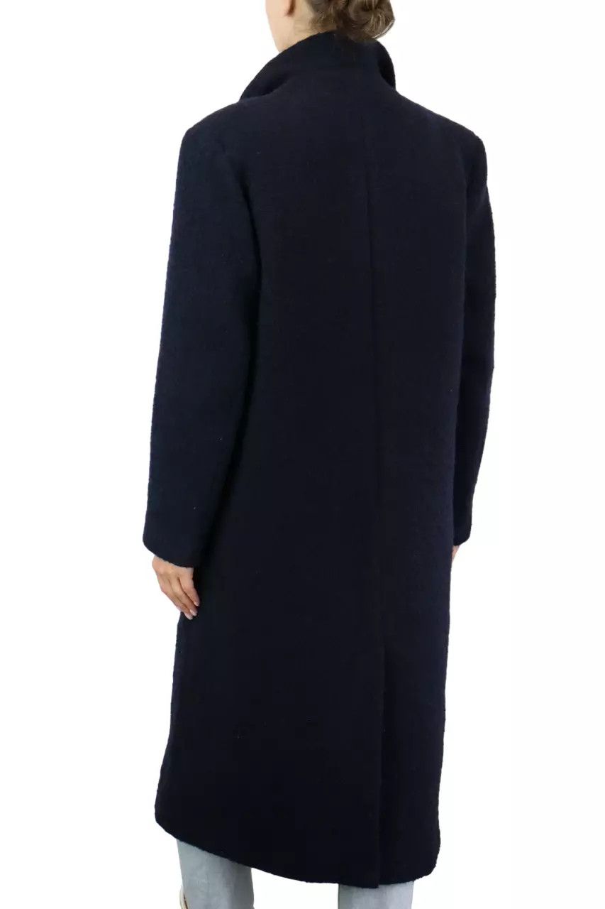 Sandro SANDRO Coat Womens EU 38 Wool Alpaca Blend Long Lined Size M / US 6-8 / IT 42-44 - 2 Thumbnail