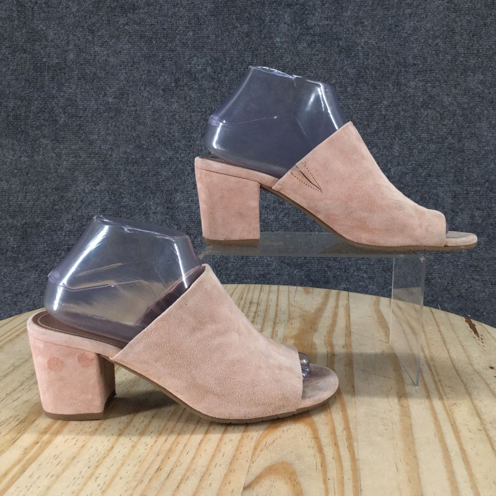 Kenneth Cole Reaction Kenneth Cole Sandals Womens 7.5M Mass Ter Mind Slides Pink Faux Leather Size US 8 / IT 38 - 2 Thumbnail