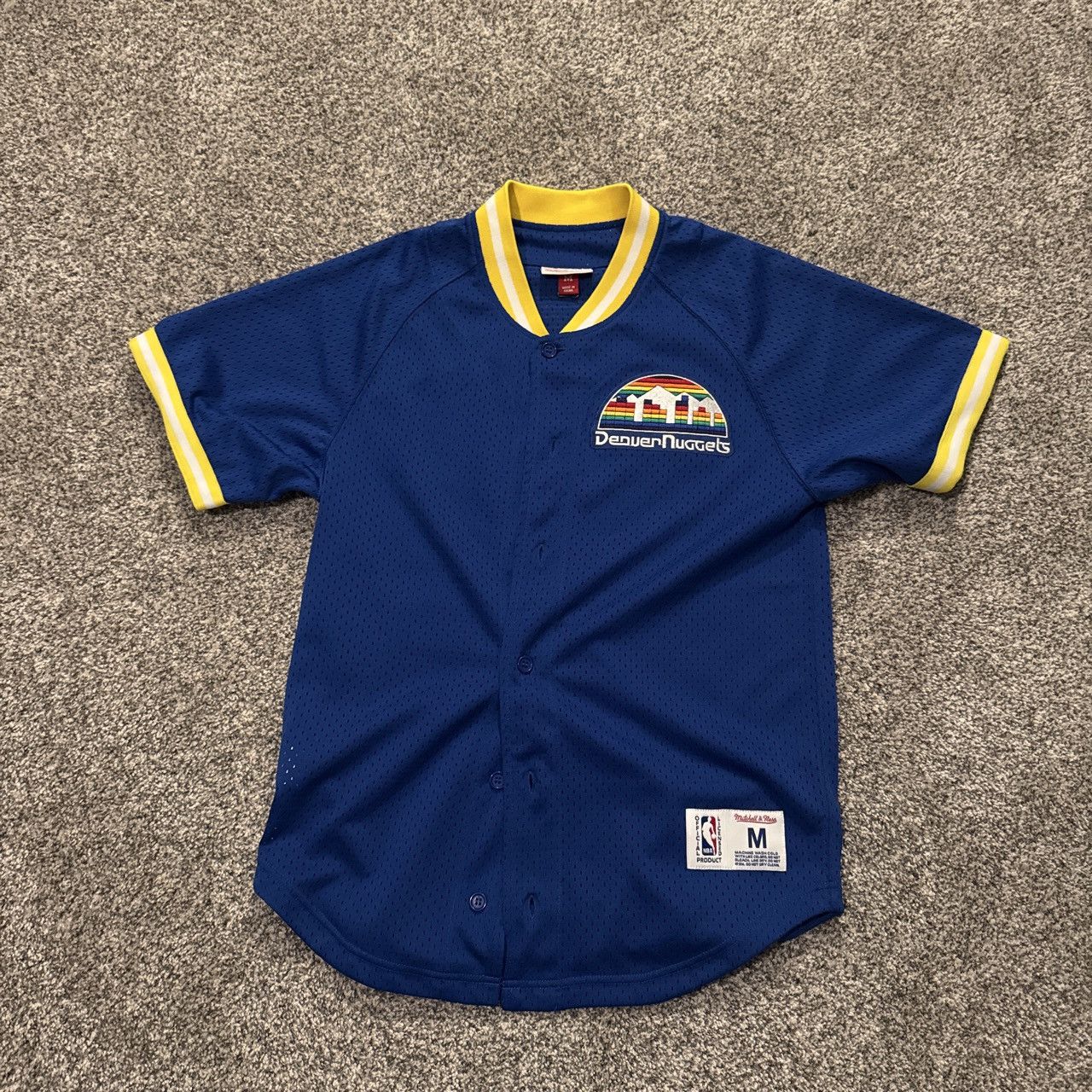 Mitchell & Ness Blue Denver Nuggets Jersey Size US M / EU 48-50 / 2 - 1 Thumbnail