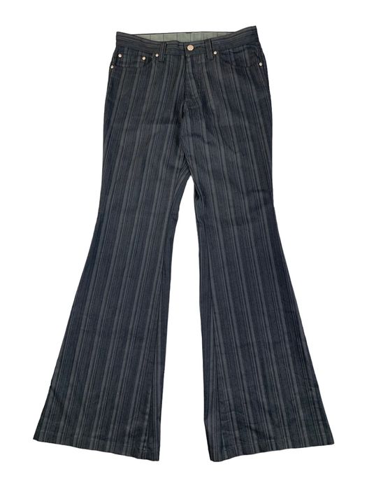 ファッションセール TORNADO MART flare stripe design pants - メンズ