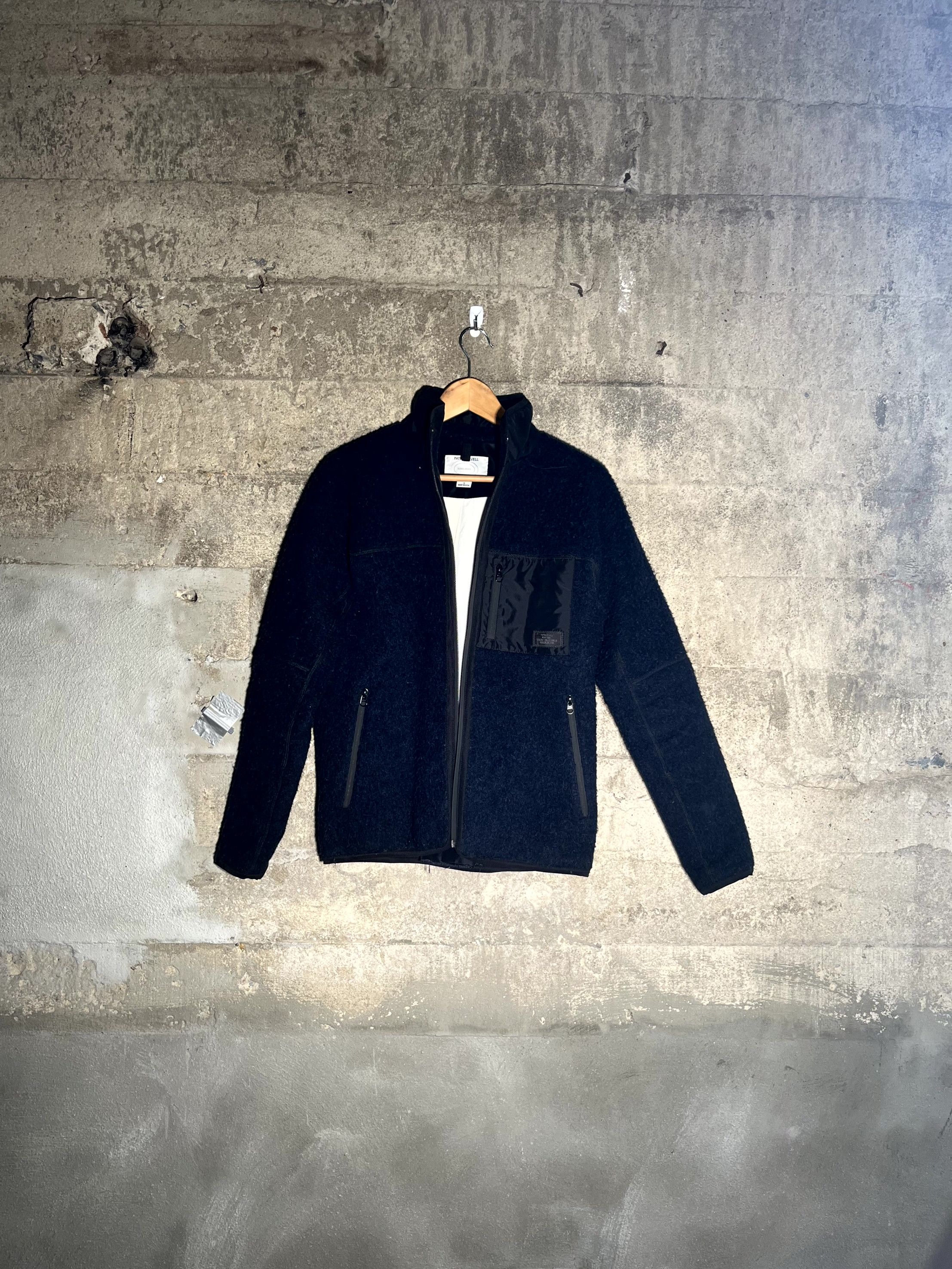 Patrik Ervell Patrik Ervell Navy Wool Fleece Jacket Size US S / EU 44-46 / 1 - 2 Thumbnail