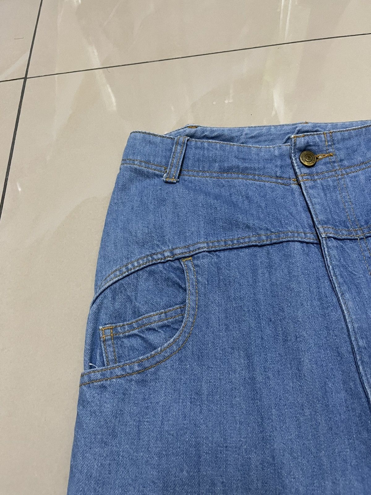 mercibeaucoup Vintage mercibeaucoup issey miyake designer dropcrotch jeans Size US 28 / EU 44 - 3 Thumbnail
