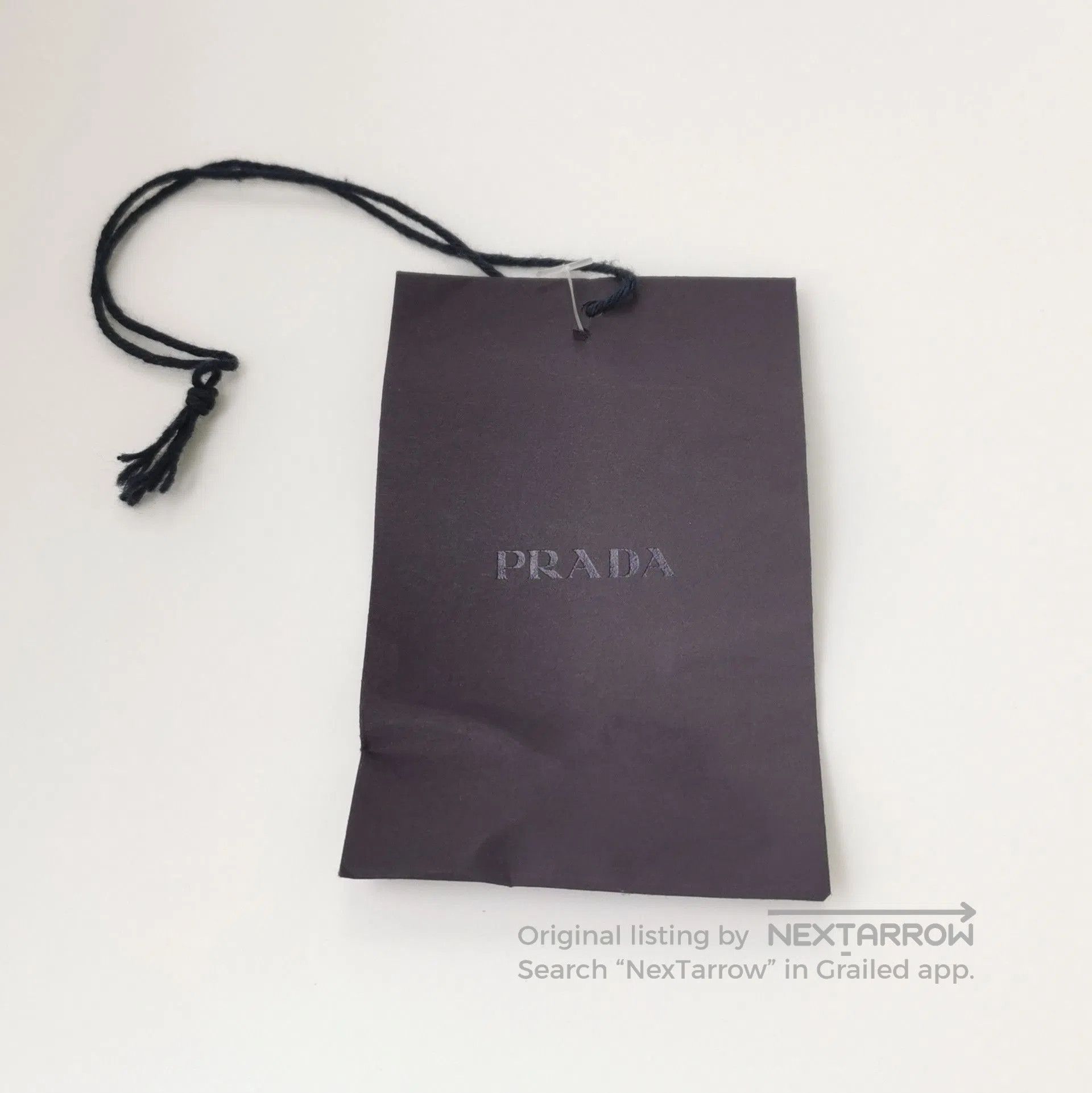 Prada Prada Logo Embellished Mini Skirt in Navy . Size 41" - 2 Thumbnail