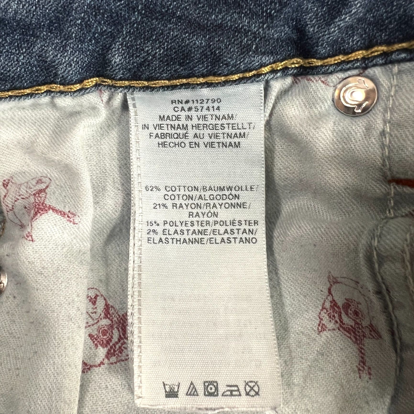 True Religion True Religion Jeans Women's 28 Blue Bootcut Low Rise 5-Pocket Denim Size 28" / US 6 / IT 42 - 7 Thumbnail