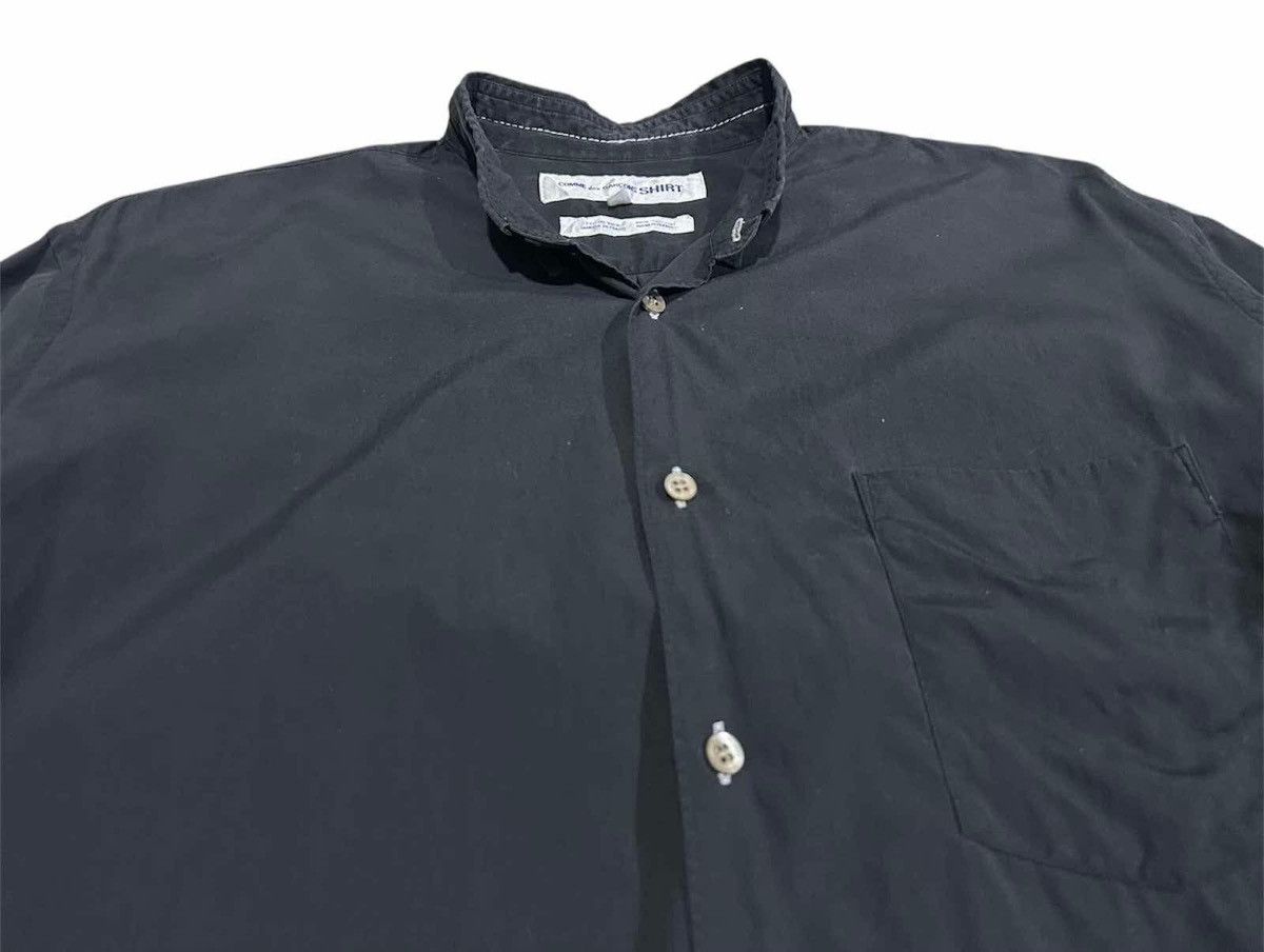 Comme des Garcons Black × Comme des Garcons Homme × Comme des Garcons SHIRT 🔥Archived Comme Des Garcons Shirt Mandarin Collar Ls Size US XL / EU 56 / 4 - 3 Thumbnail